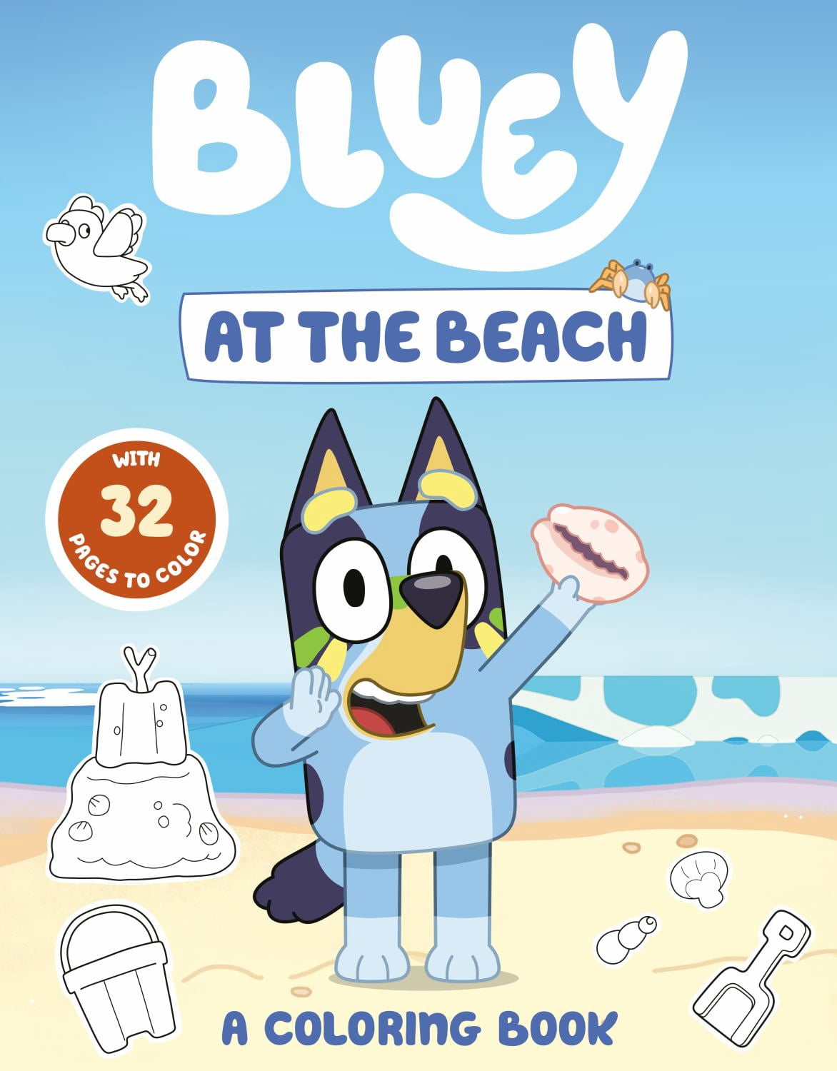 Penguin Young Readers Licenses Bluey At The Beach Coloring Book (32 Pages) ohent