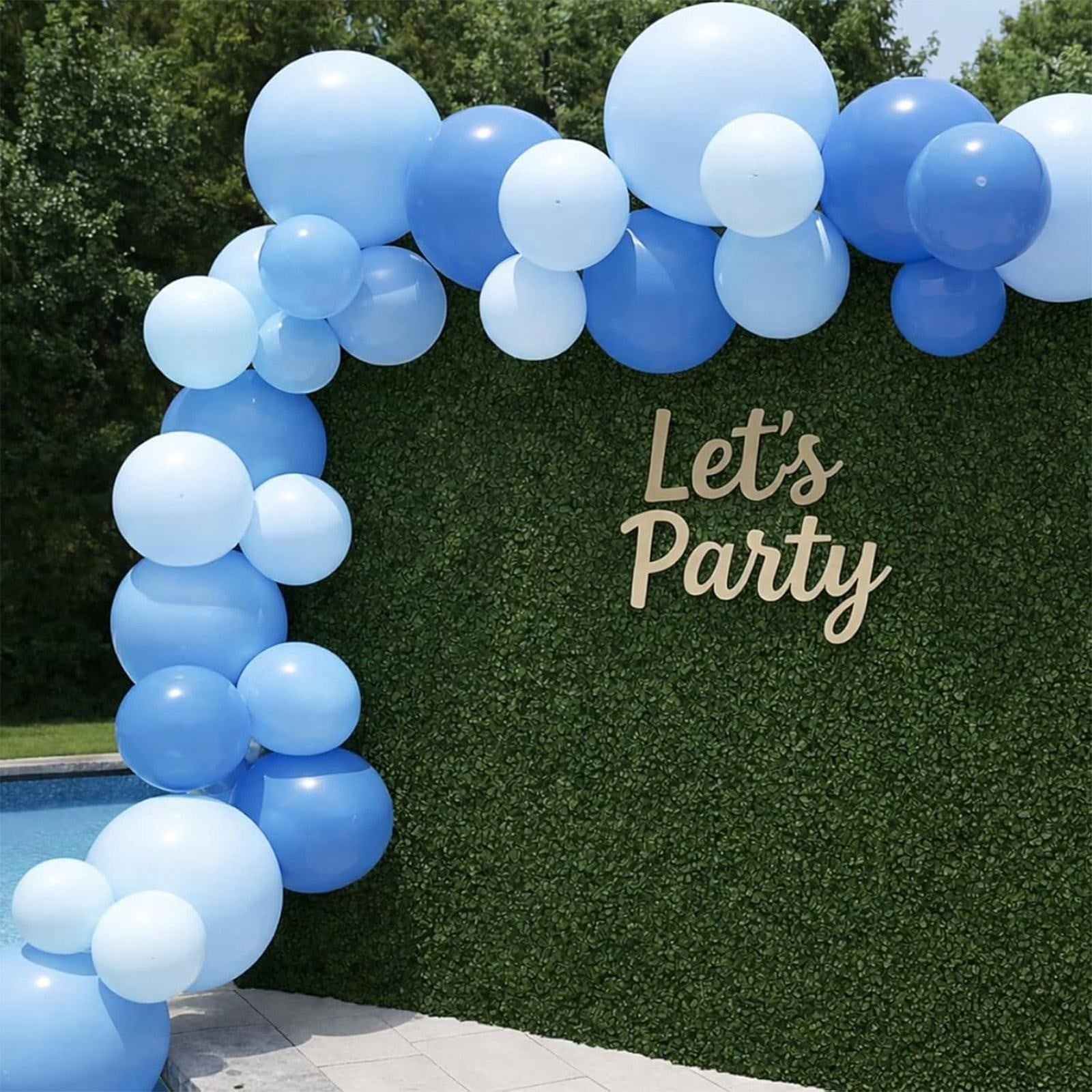 Live at Home Reusable Inflatable Balloon Garland Arch Kit for Party Decorations (Light Blue, 7 PCS) ljozk
