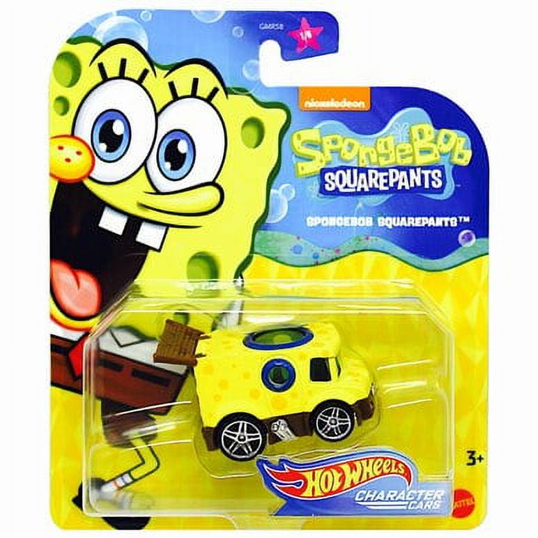 Hot Wheels SpongeBob SquarePants Character Car (Yellow, 1:64 Scale) 8u48m