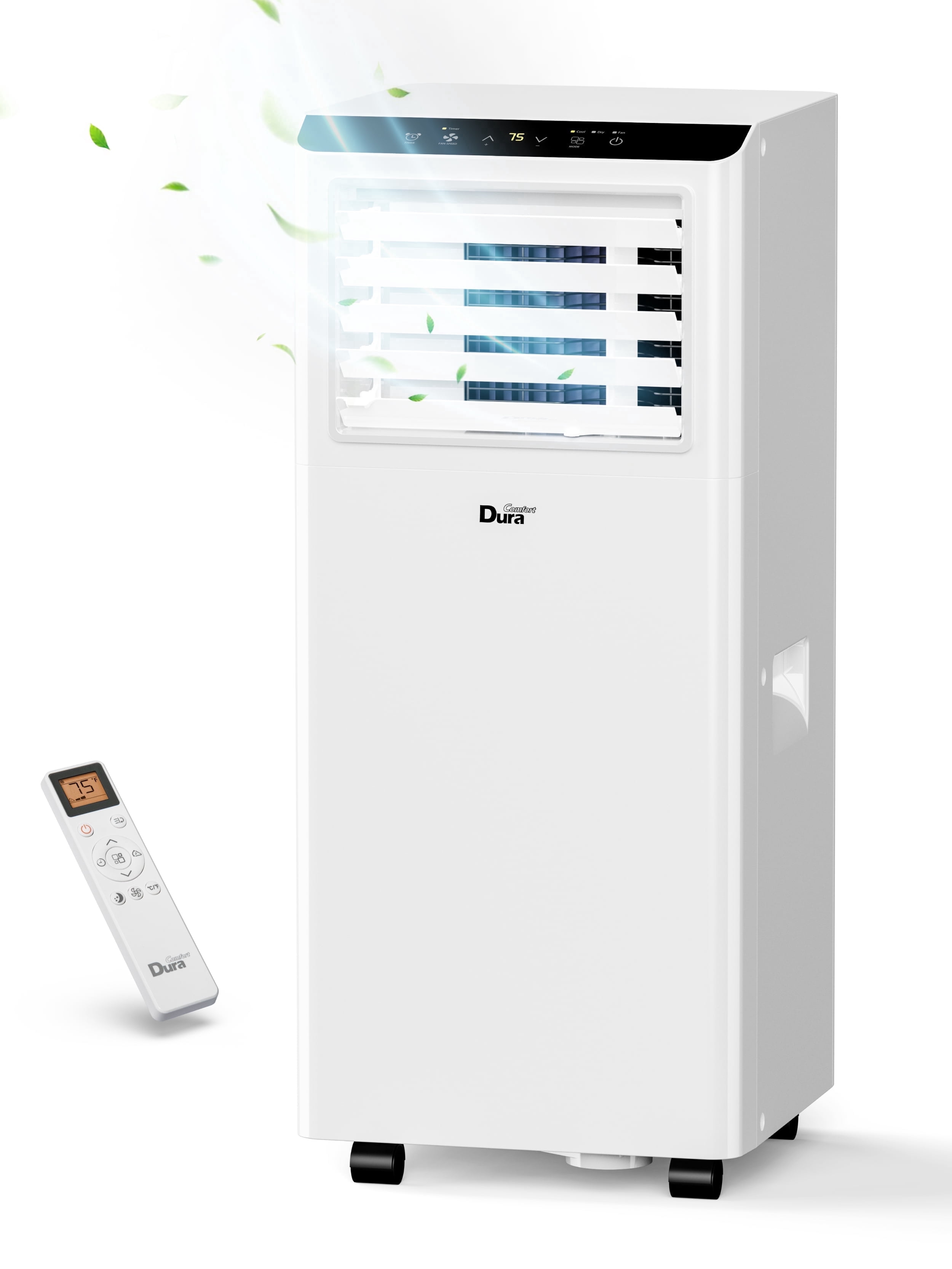 DuraComfort Portable Air Conditioner with Dehumidifier and Fan (8,500 BTU, 230 Sq Ft) 7aqkp