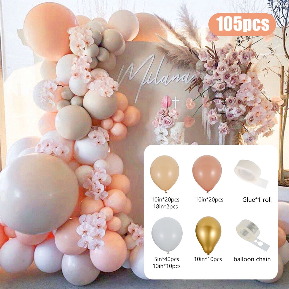 Dznils Balloon Garland Arch Kit, Macaron Pastel Multi-color Latex Balloons (105 Count) bj0ht