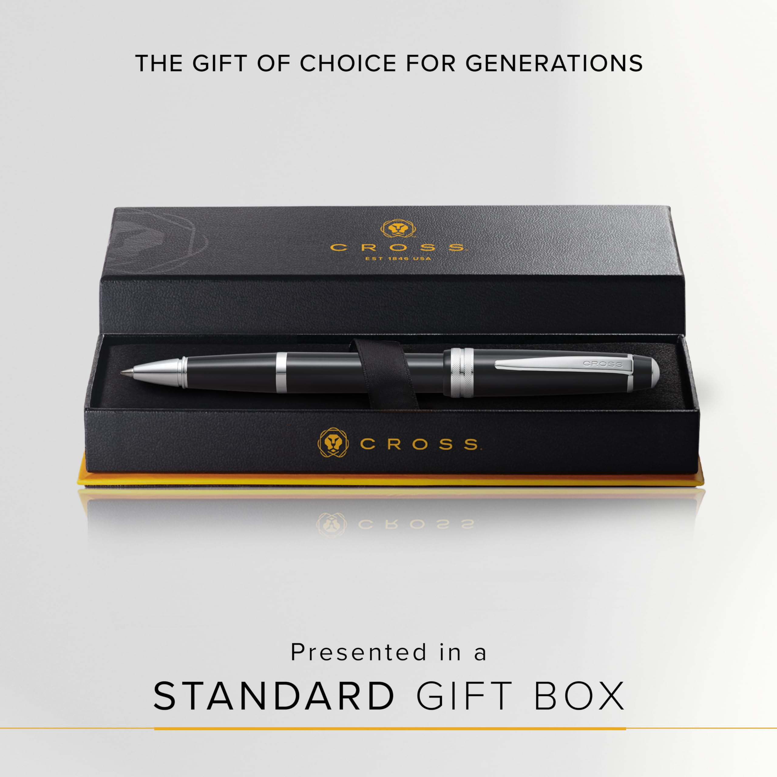 Cross Bailey Light Rollerball Pen, Glossy Black Resin, Medium Point (1 Pen) ac1hg