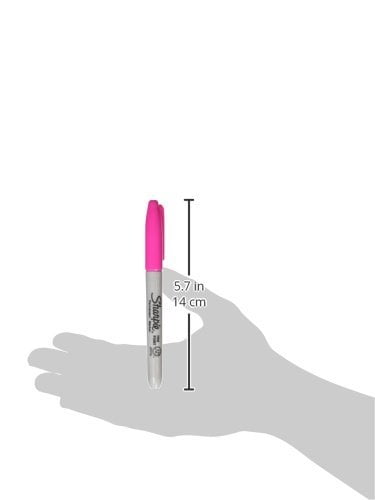 Sharpie Fine Point Permanent Marker, Quick-drying Ink, Water-resistant (Magenta, 1 Count) cg39q