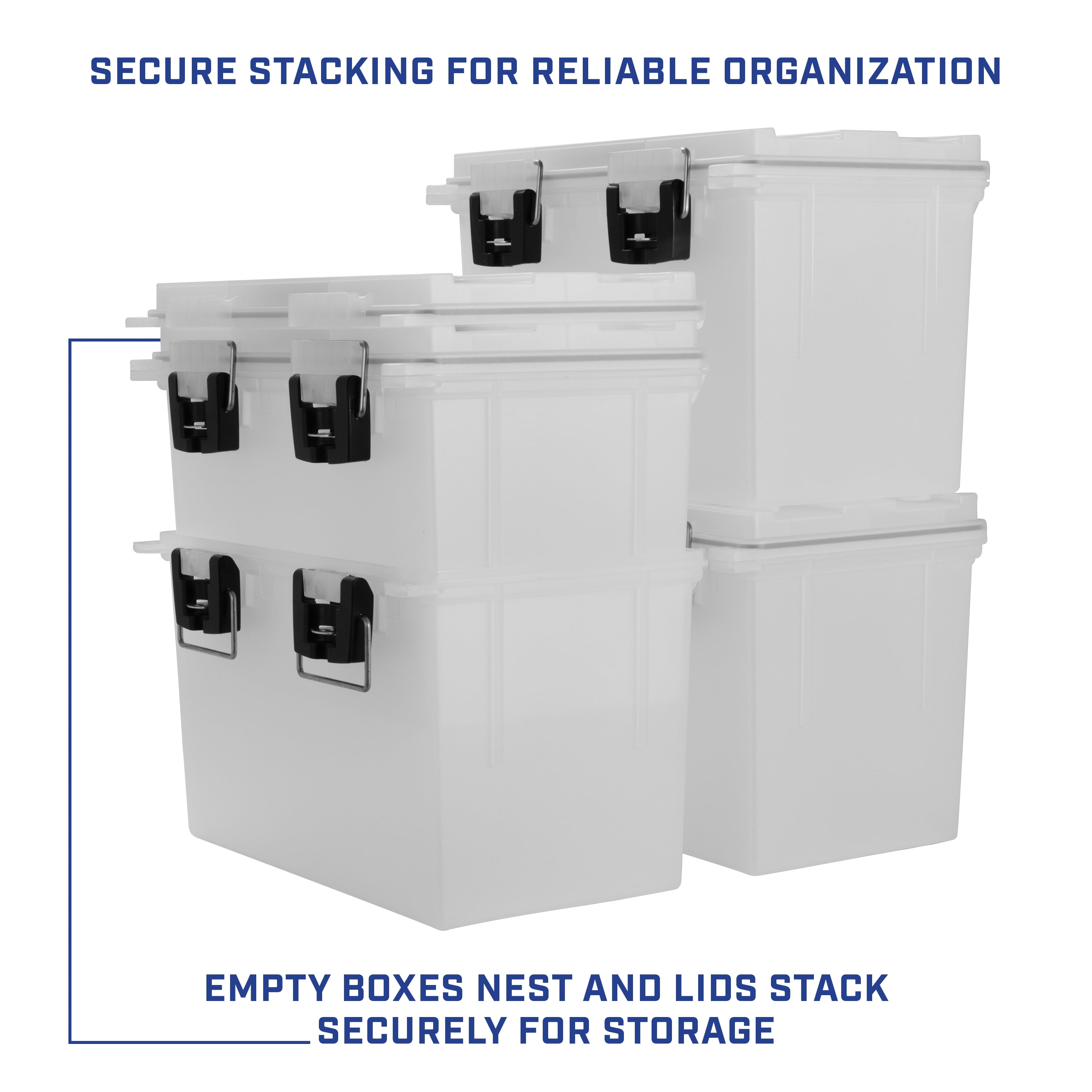 Sheffield XL Ammo & Utility Storage Box, Heavy-Duty Weather-Resistant Case (Frost, 14 in x 9 in x 9.25 in) uk57k