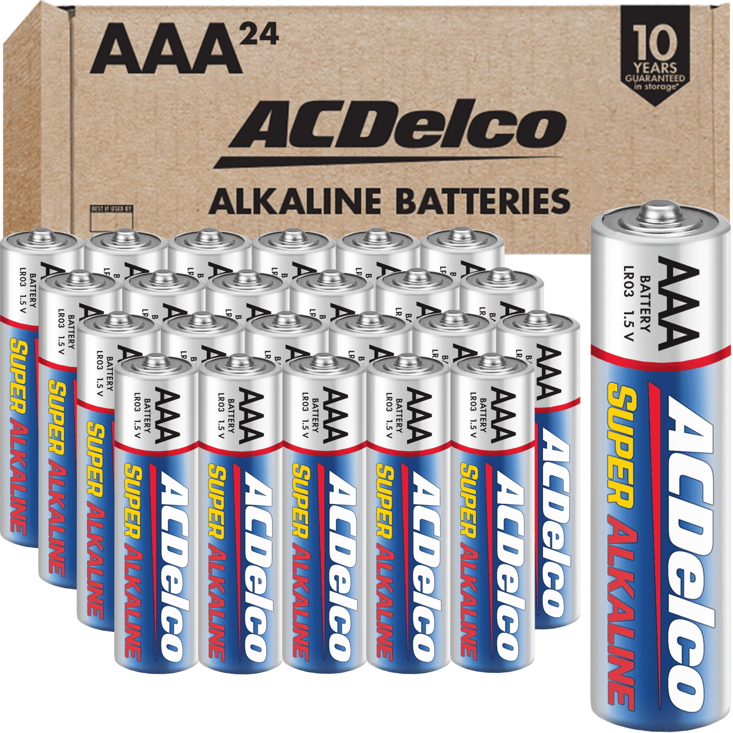 ACDelco AAA Super Alkaline Batteries (Long-Lasting Power, 24-Count) jqh8c