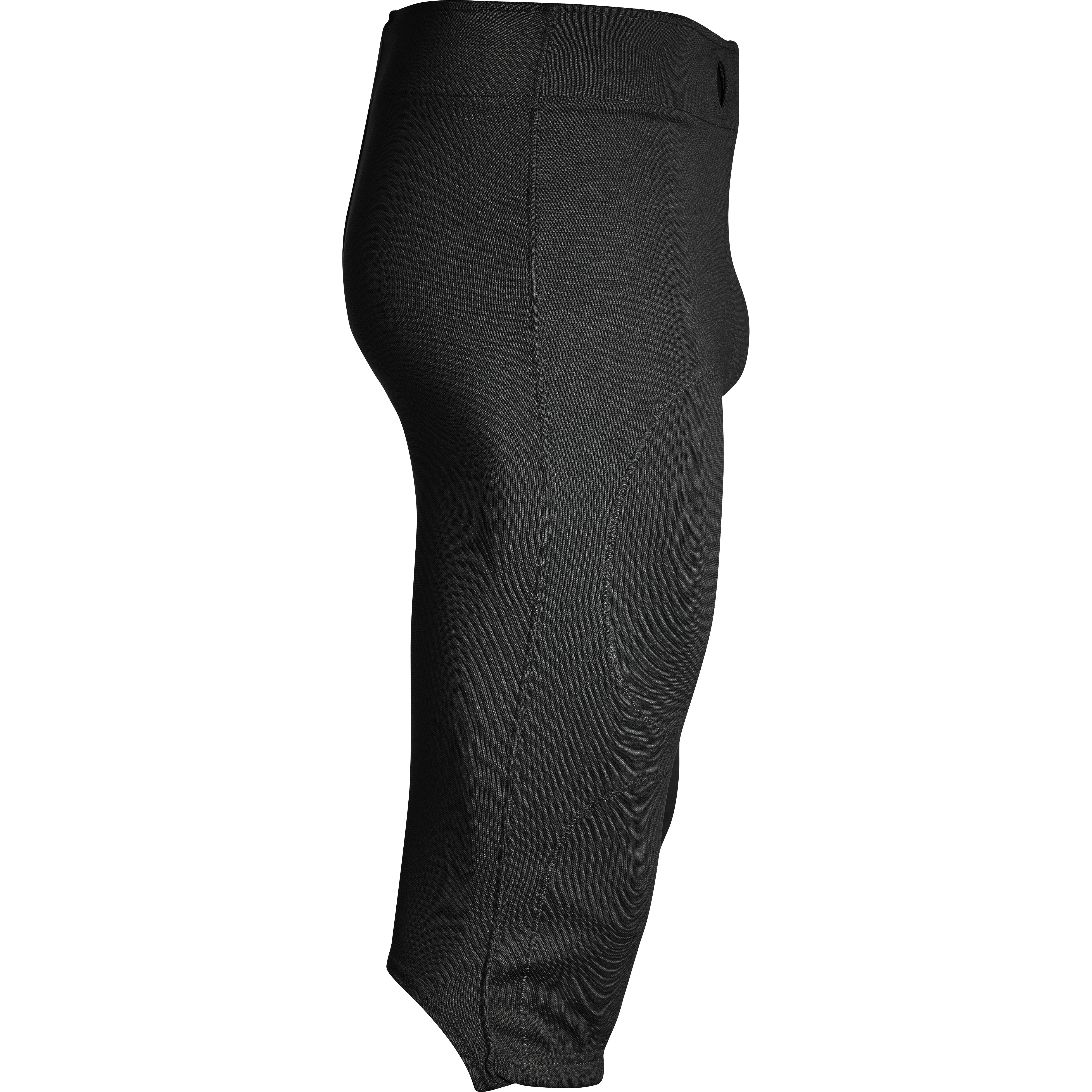 Champro Touchback Football Practice Pants, Durable Double-Knit Athletic Gear (Black, 2X-Large) ayl08