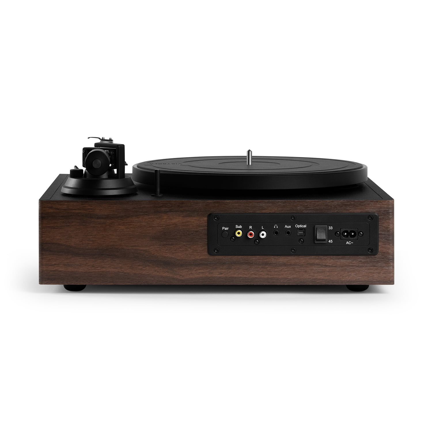 Victrola V1 Premium Stereo Turntable System with Built-in Speakers (Espresso) stusn
