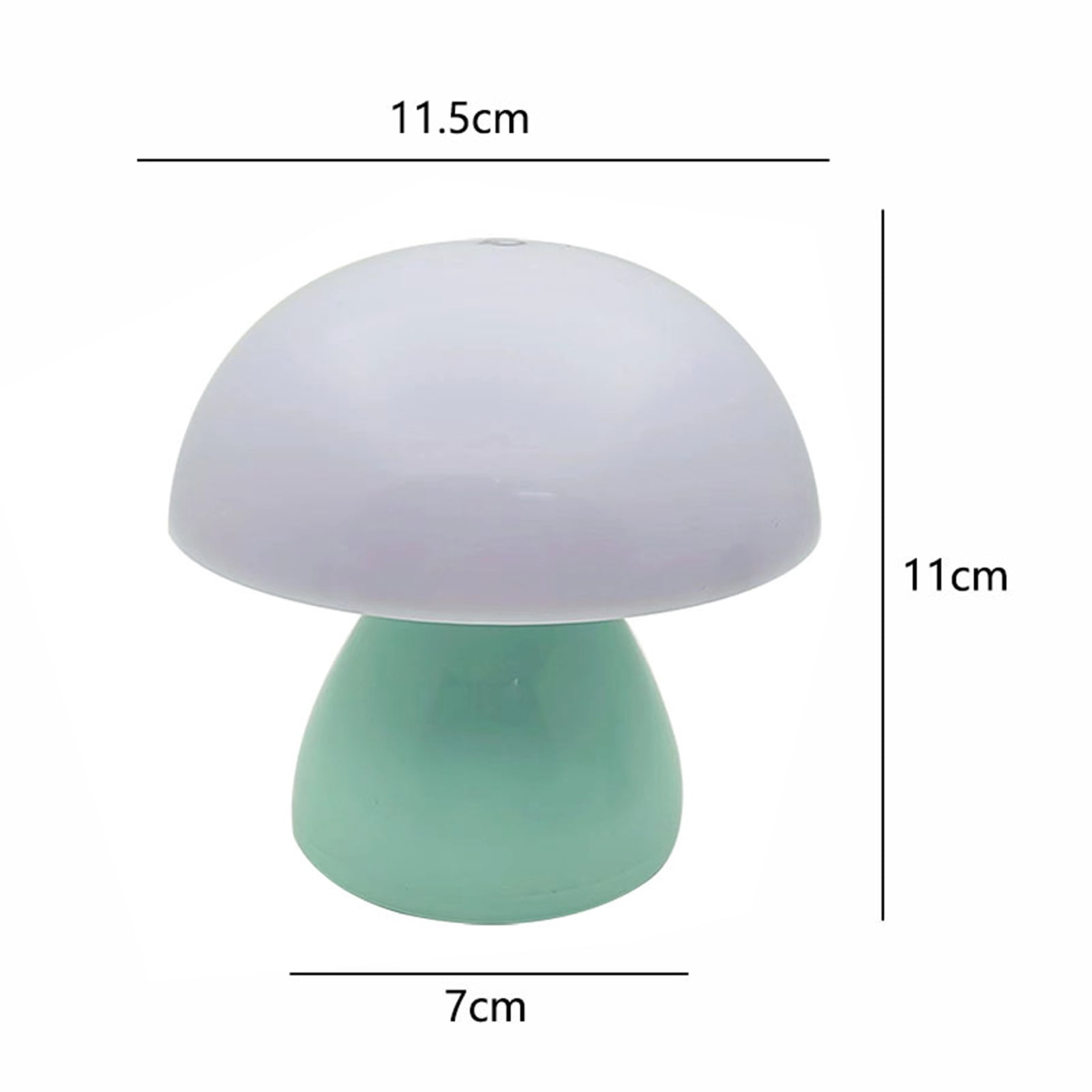 Joernso Mushroom Lamp Bedside Nightstand Light (Pink, 7 in) 6jiix