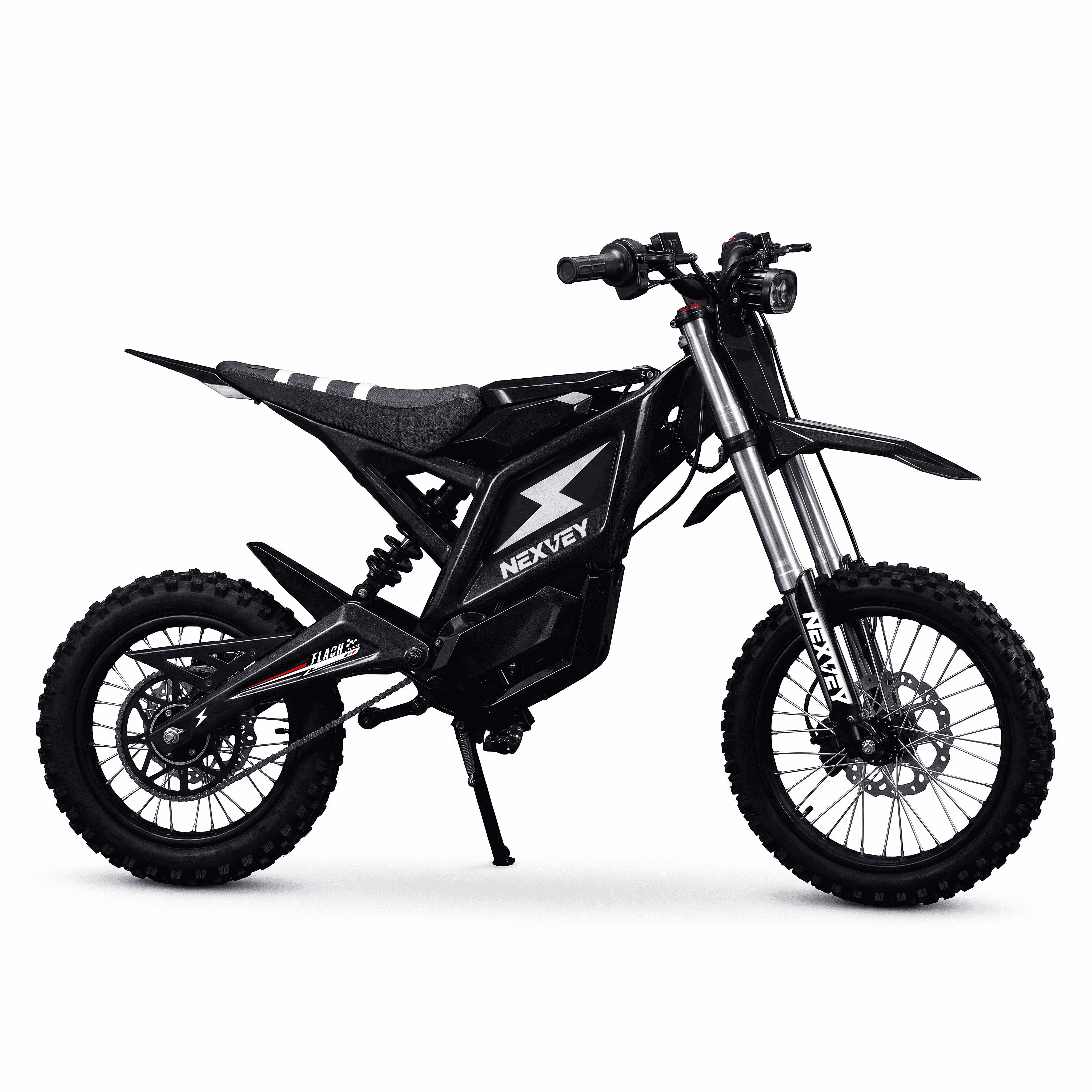 NEXVEY Electric Dirt Bike for Teens, Off-Road Motorcycle with 4000W Peak Motor, 35 MPH Top Speed, 35 Miles Range, Full Suspension (Black, 28 in Seat Height) yhdmc