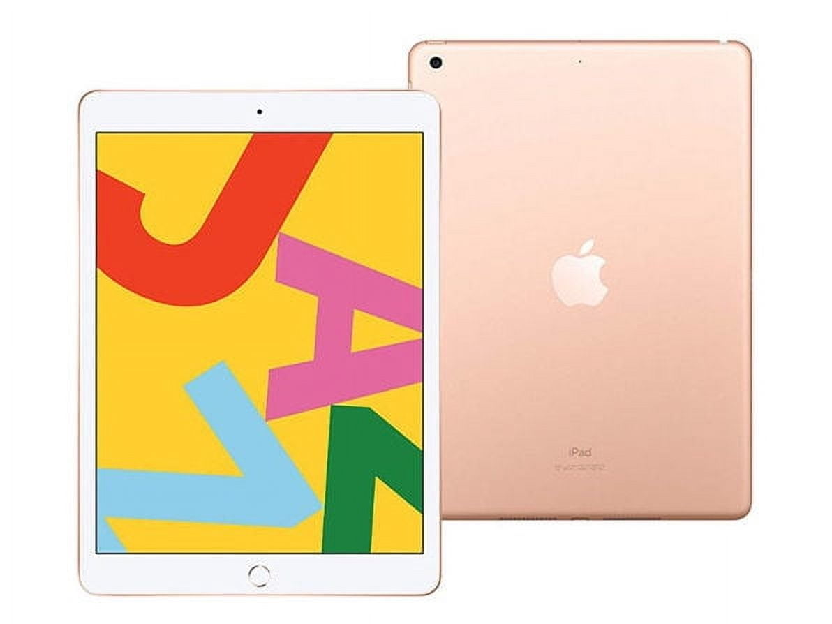 Apple iPad 7th Gen 2019 10.2-inch Tablet, 32GB, Wi-Fi + 4G Unlocked (Gold) aejbn