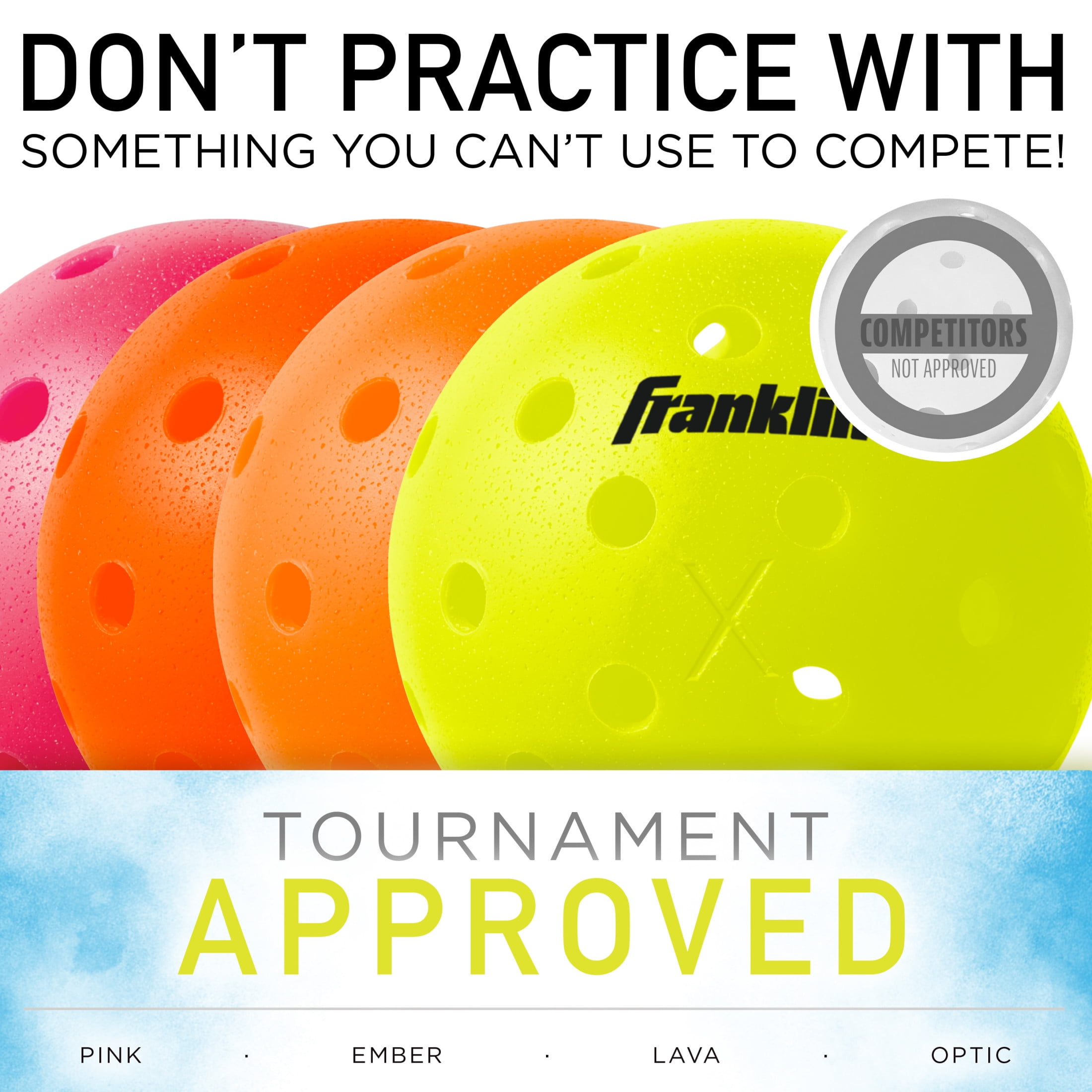 Franklin Sports Pickleball Net Set with 4 Paddles and 4 Balls (White, 22 ft) 64wj2