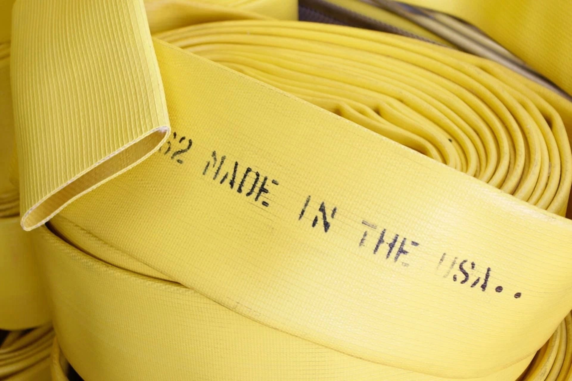 VAULT Repurposed Fire Hose Section Heavy-Duty Industrial Material (5 in x 8 in) ndm3c