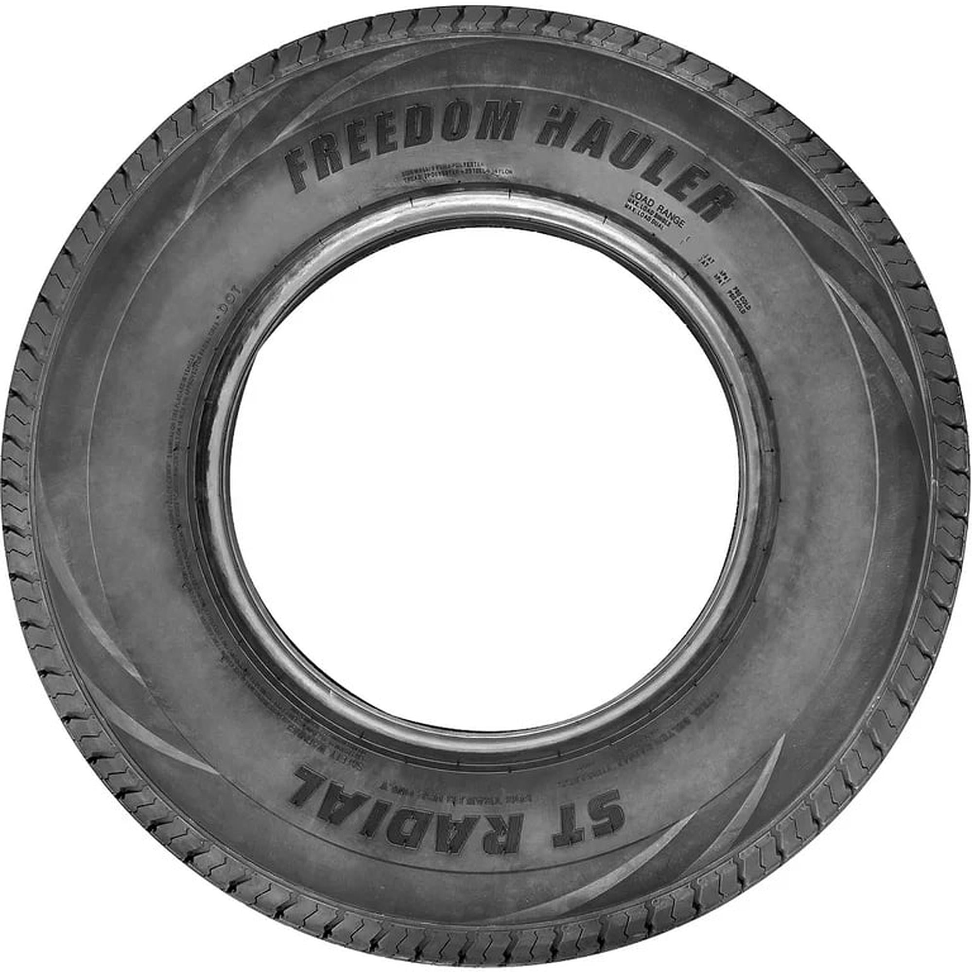 Freedom Hauler ST Radial Trailer Tire (ST225/75R15, Load Range E) 12md7