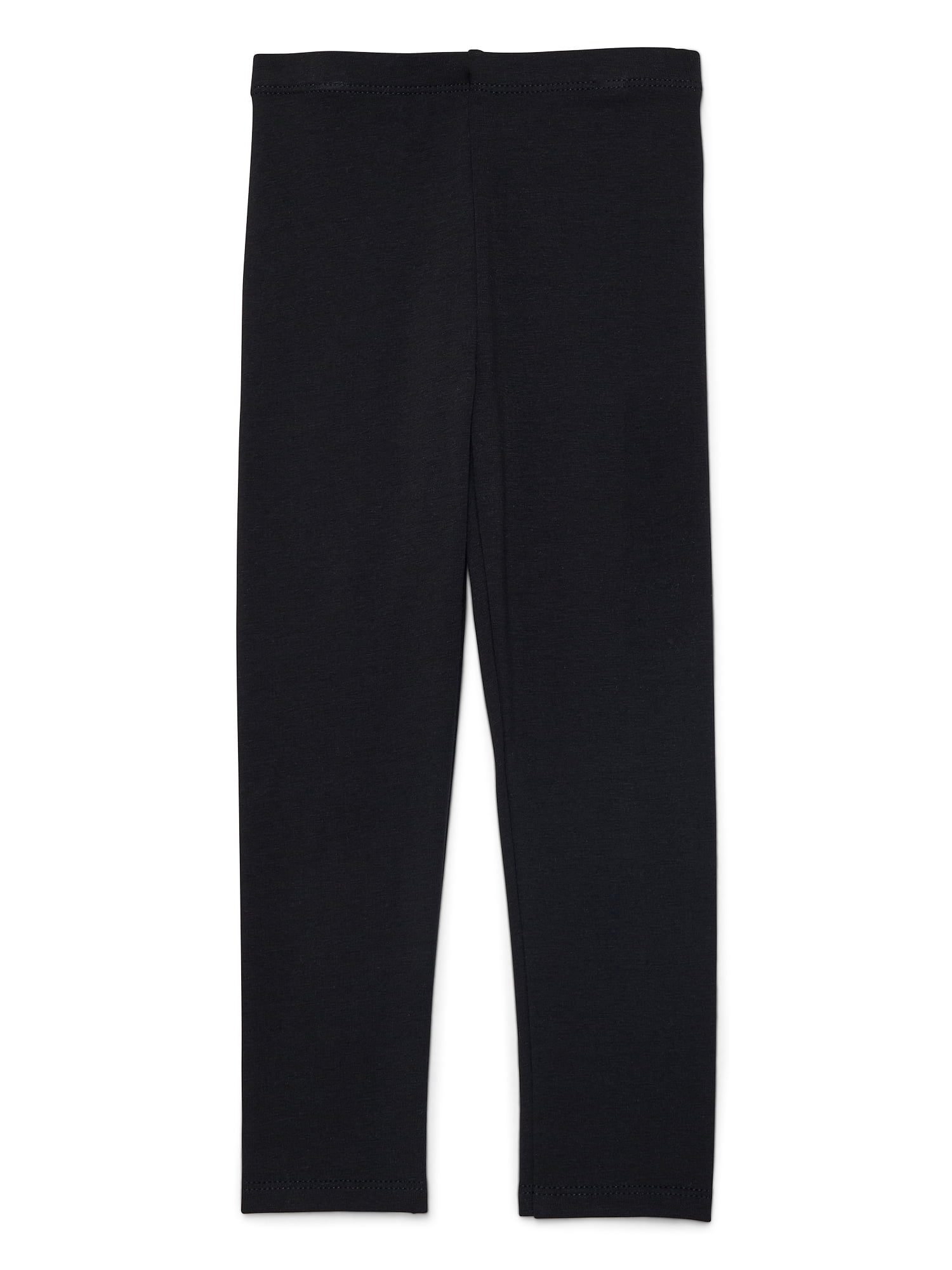 Wonder Nation Toddler Girls Leggings Soft Stretch Cotton Blend (Black, 5T) c1kzi