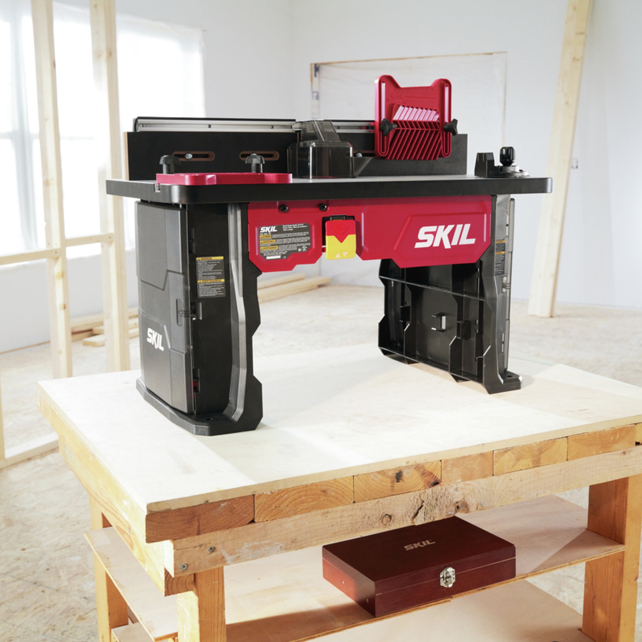 SKIL SRT1039 Benchtop Portable Router Table with Integrated Bit Storage (24 in x 16 in) xai0w