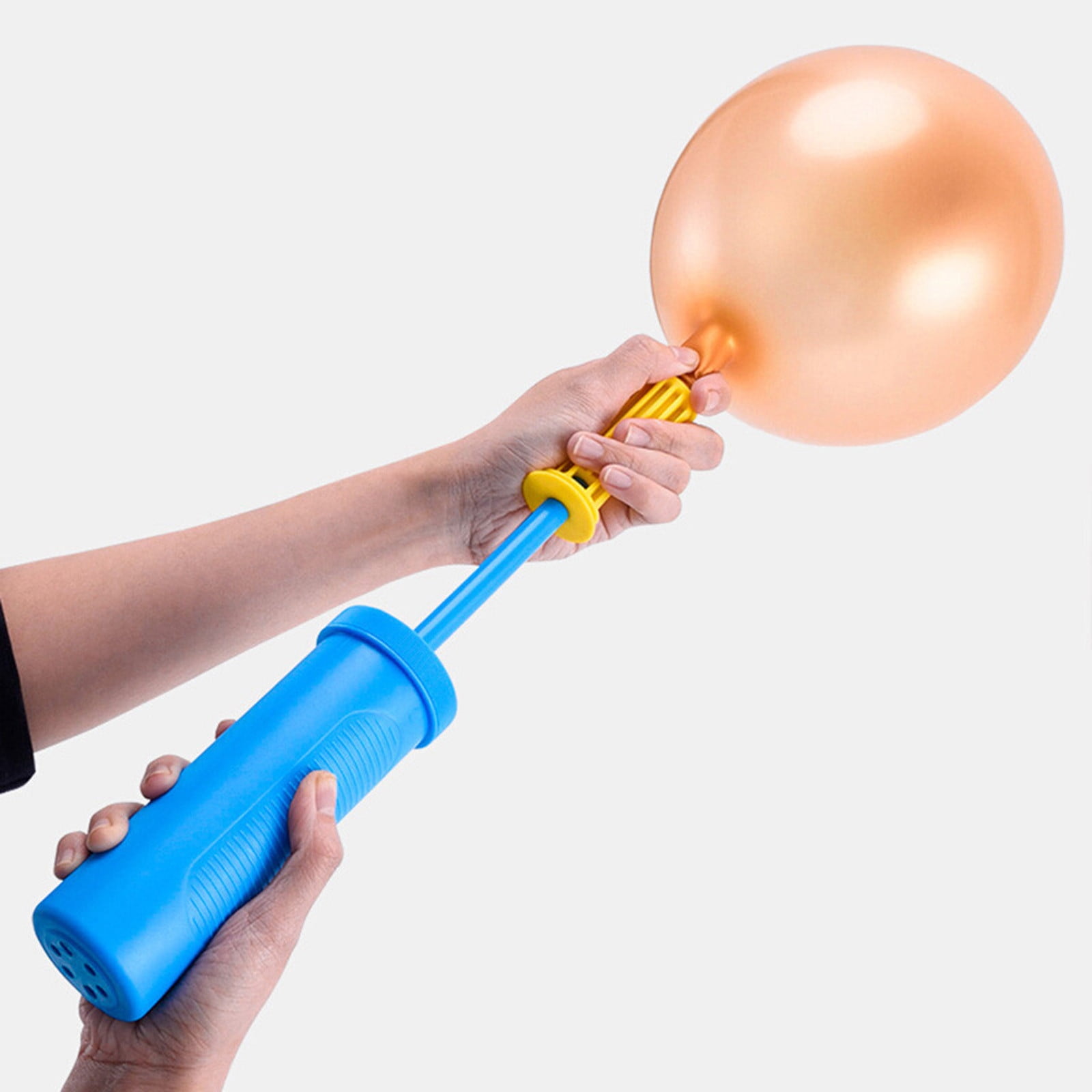 Fiudx Hand Push Air Pump, Multipurpose 2-Way Inflator for Balloons and Pool Floats (15.75 in, 1 Pack) gids7