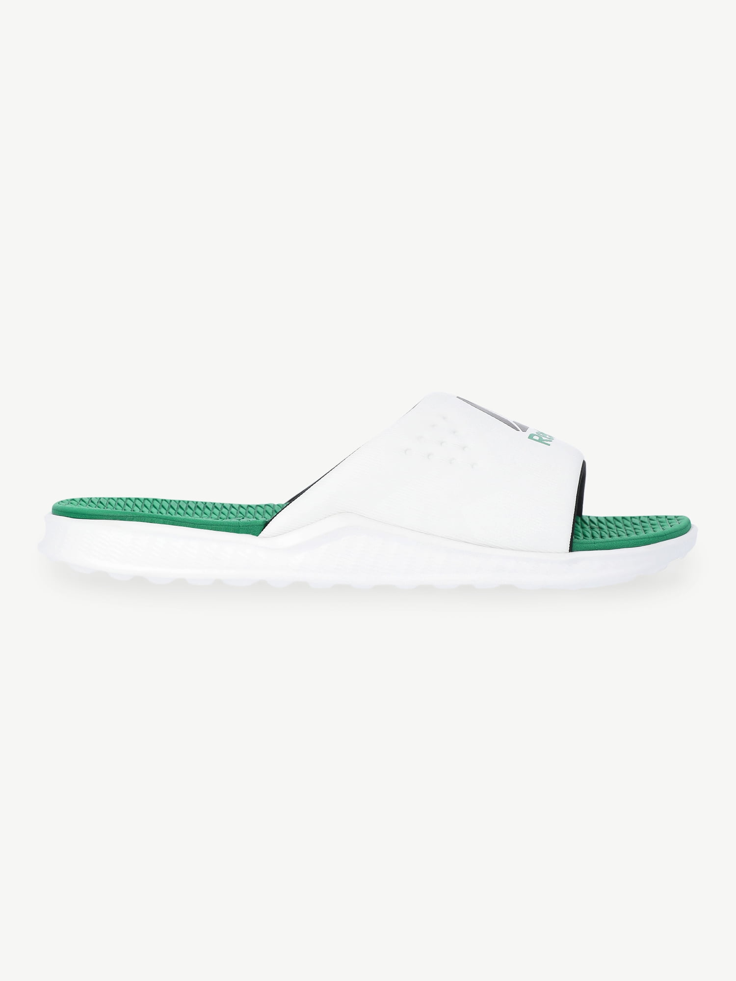 Reebok Men's Cushioned Comfort Slip-On Slides (White, 10 US Men) ijlxq
