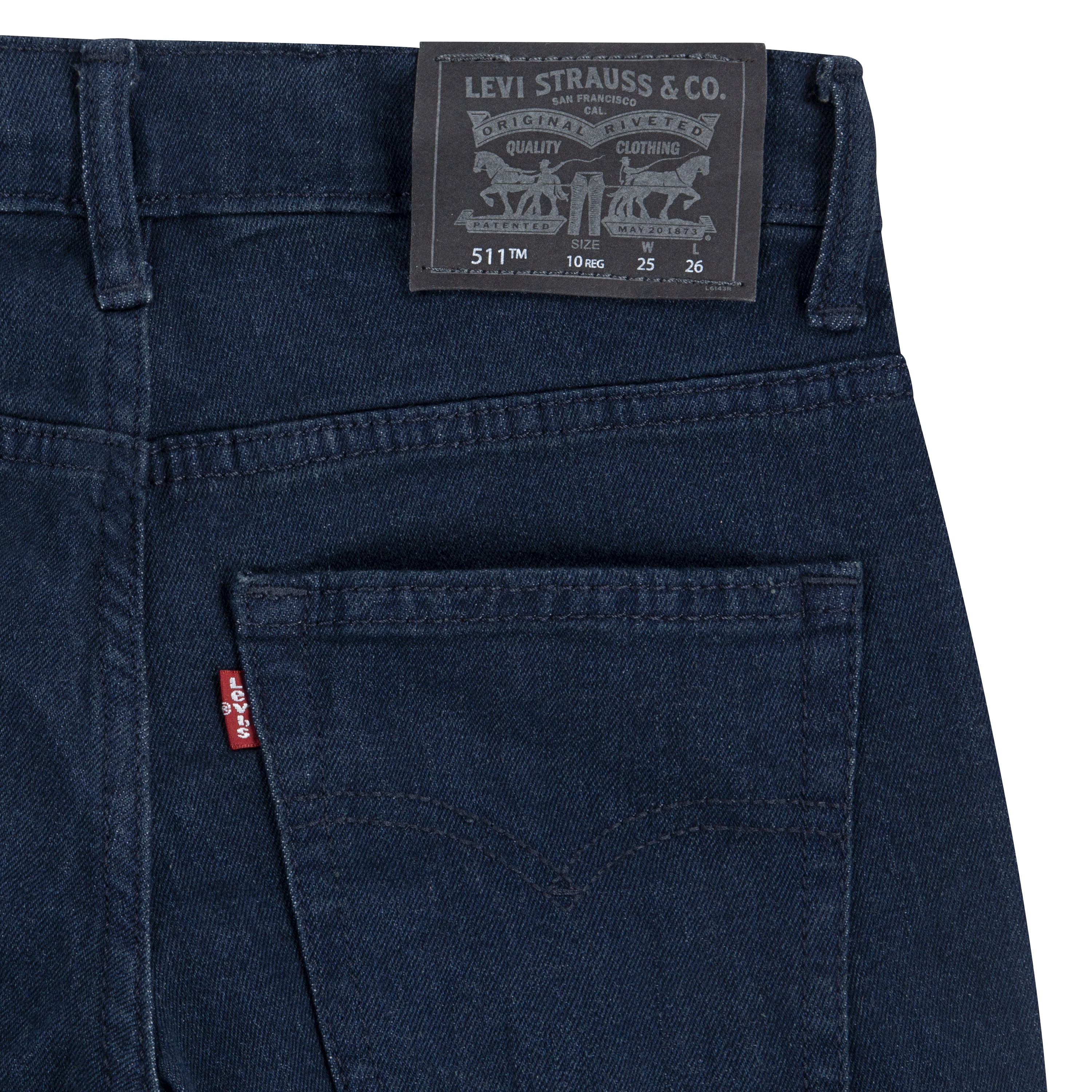 Levi Red Tab Boys 511 Slim Fit Performance Denim Jeans (Blue, Size 8-20) 0fvml