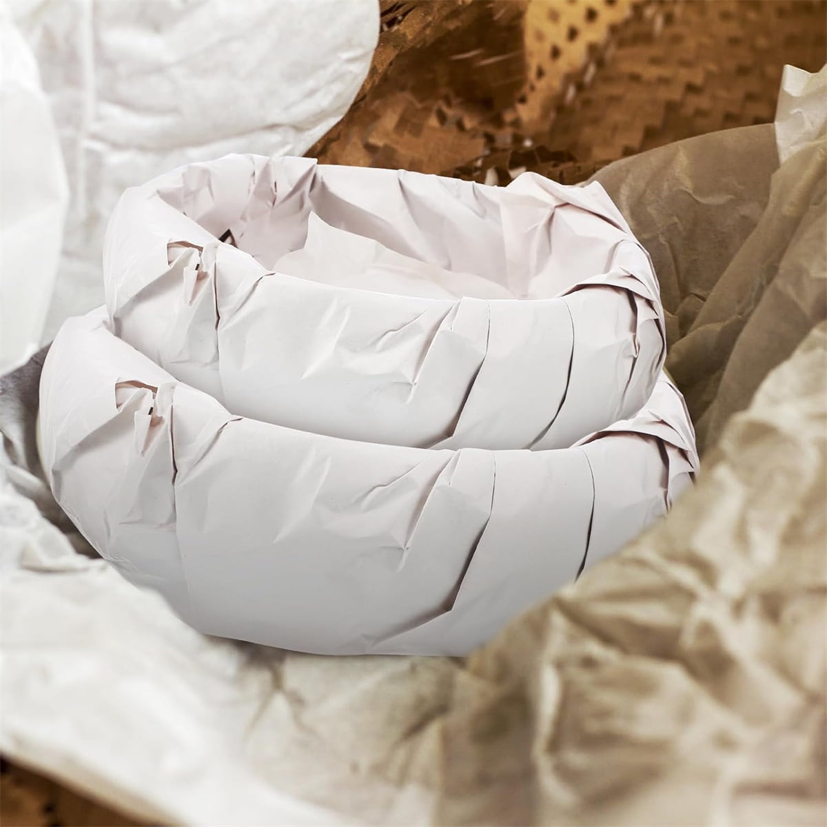 Tutuviw Packing Paper for Moving and Shipping, Protective Newsprint Sheets for Fragile Items (White, 100 Sheets, 12x12 in) jf1mu