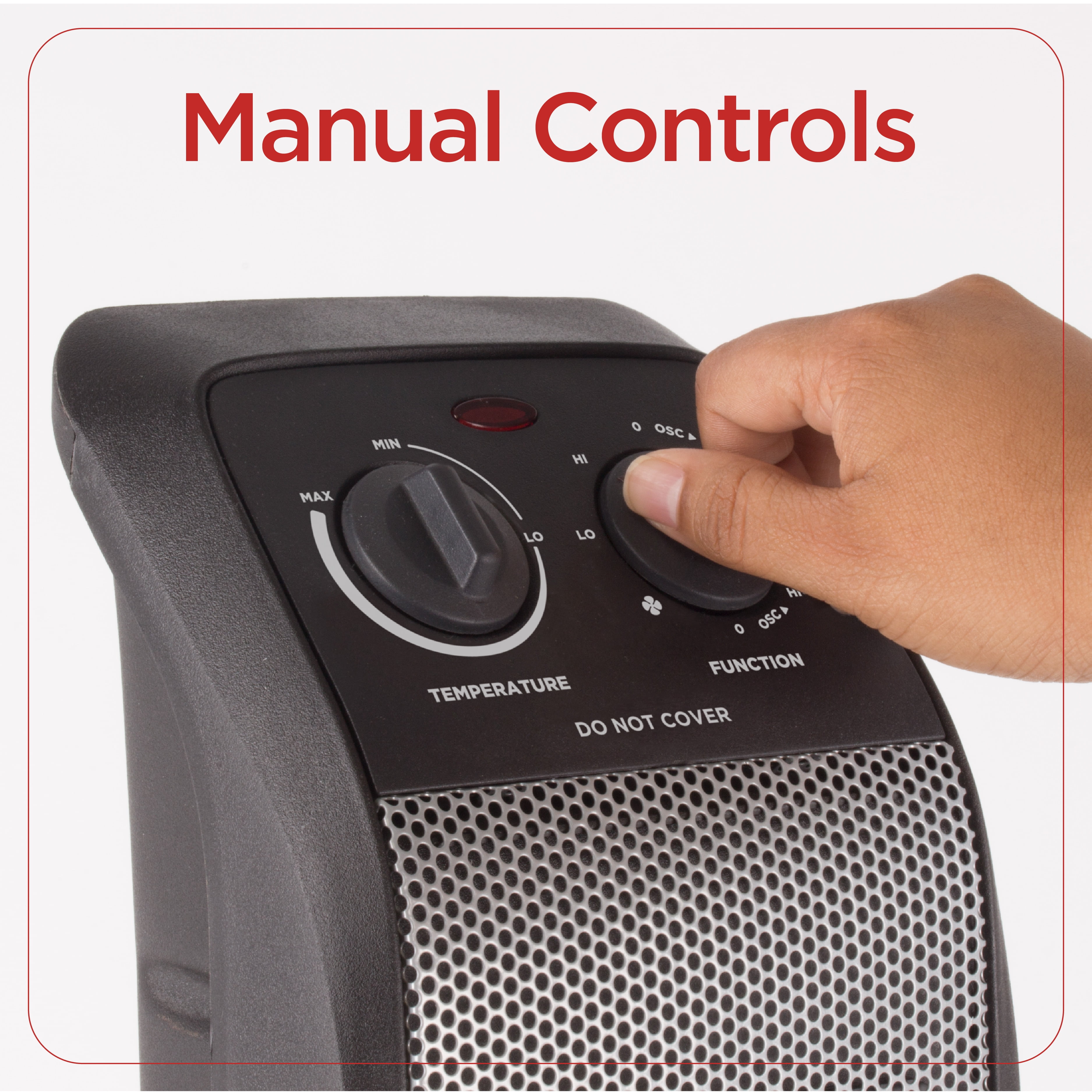 BLACK+DECKER Electric Ceramic Tower Space Heater (Black, 1500 Watt) 00ged
