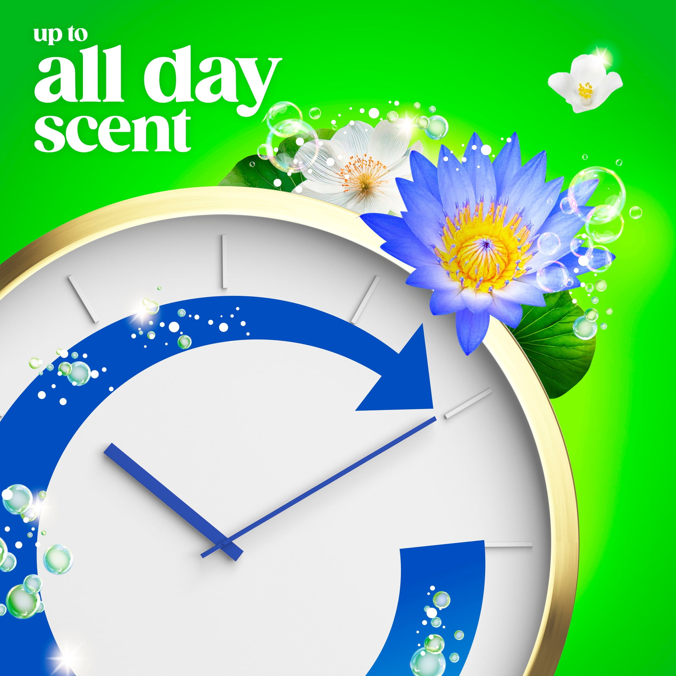 Gain Liquid Laundry Detergent, Odor Defense, Waterfall Delight Scent (177 fl oz, 134 Loads) dutgs
