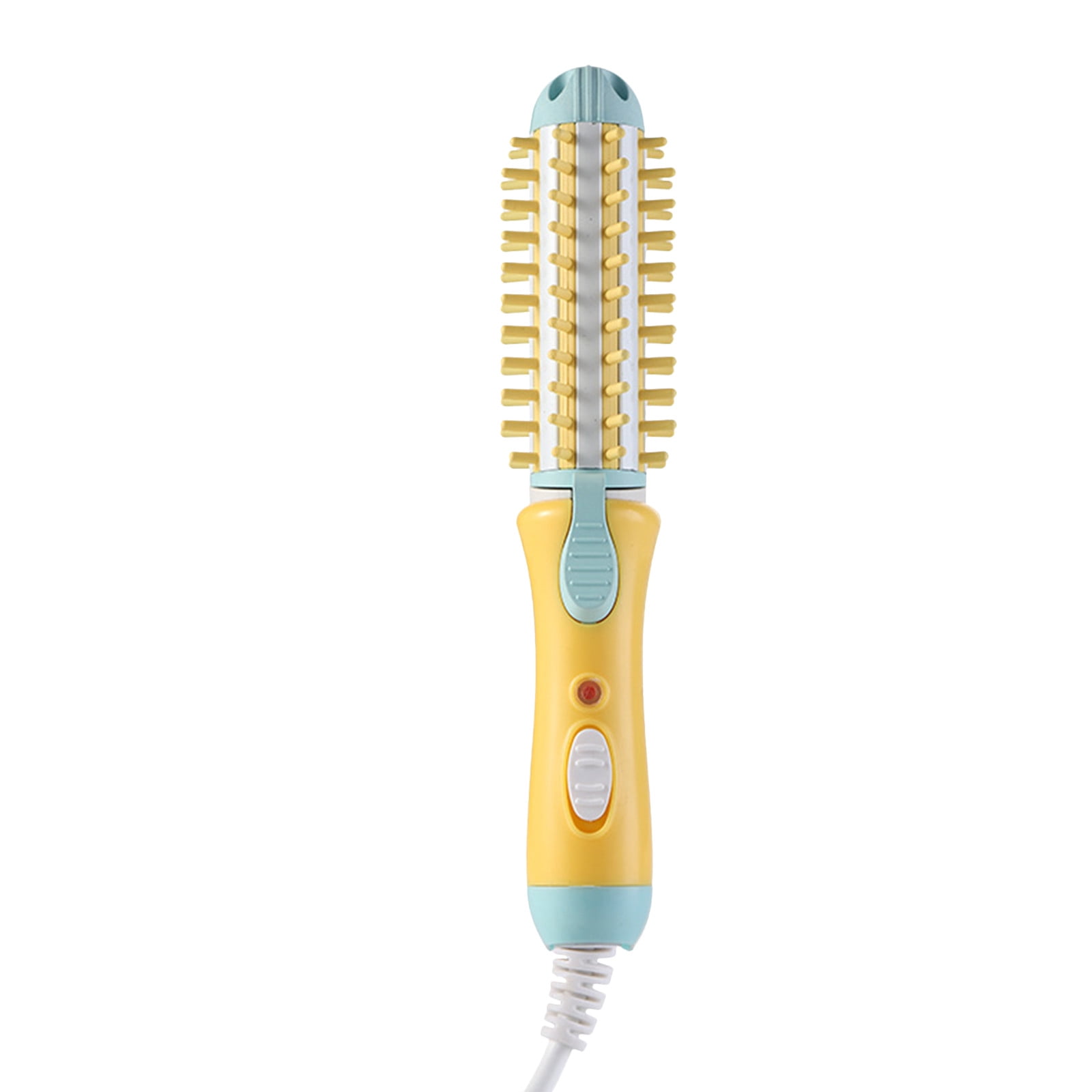 Yatlte Mini Curling Iron for Short Hair, Ceramic Hair Curler with Keratin Oil Infusion (Yellow, 7 in) d89j6