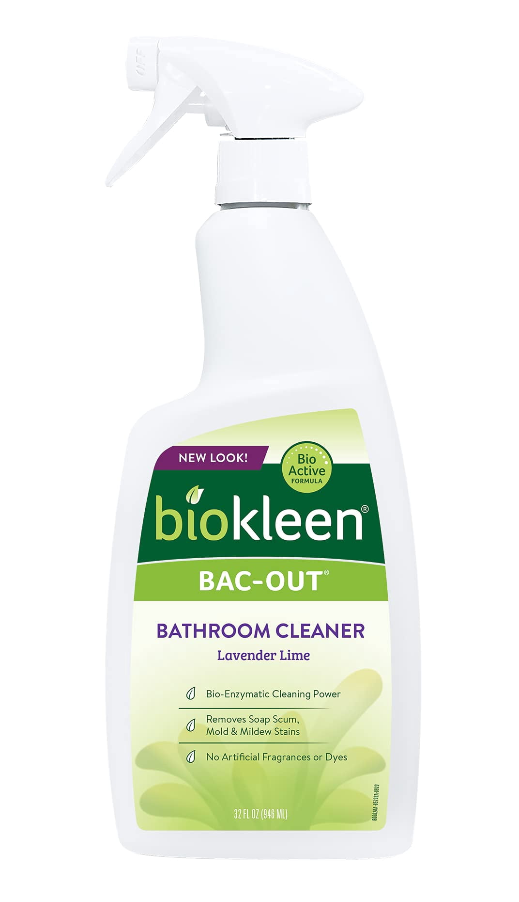 Biokleen Bac-Out Bathroom Cleaner, Lavender Lime Scent, Bio-Enzymatic Formula (32 fl oz) x6cj6