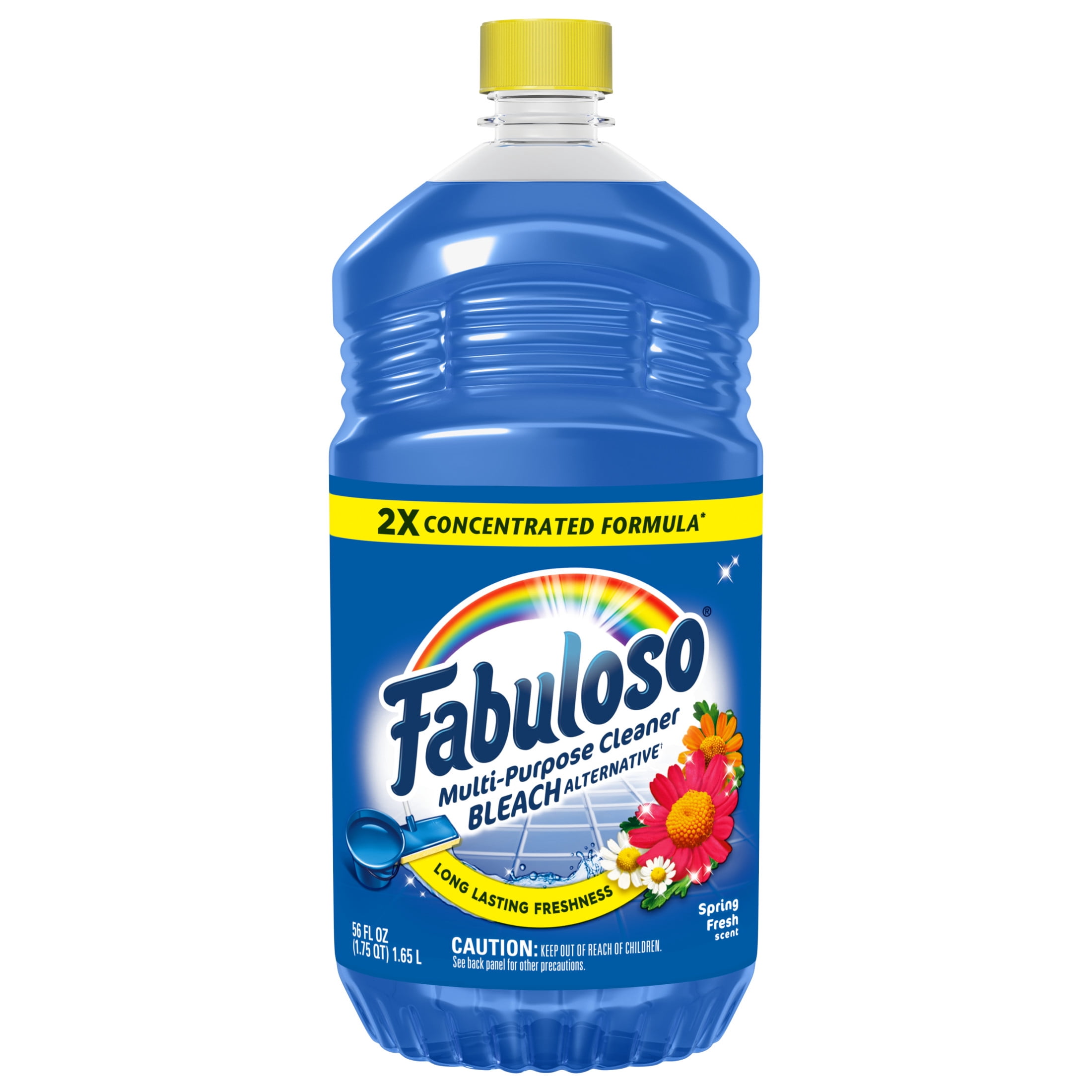 Fabuloso 2X Multi-Purpose Cleaner, Bleach Alternative, Spring Fresh Scent (56 fl oz) e3e2l