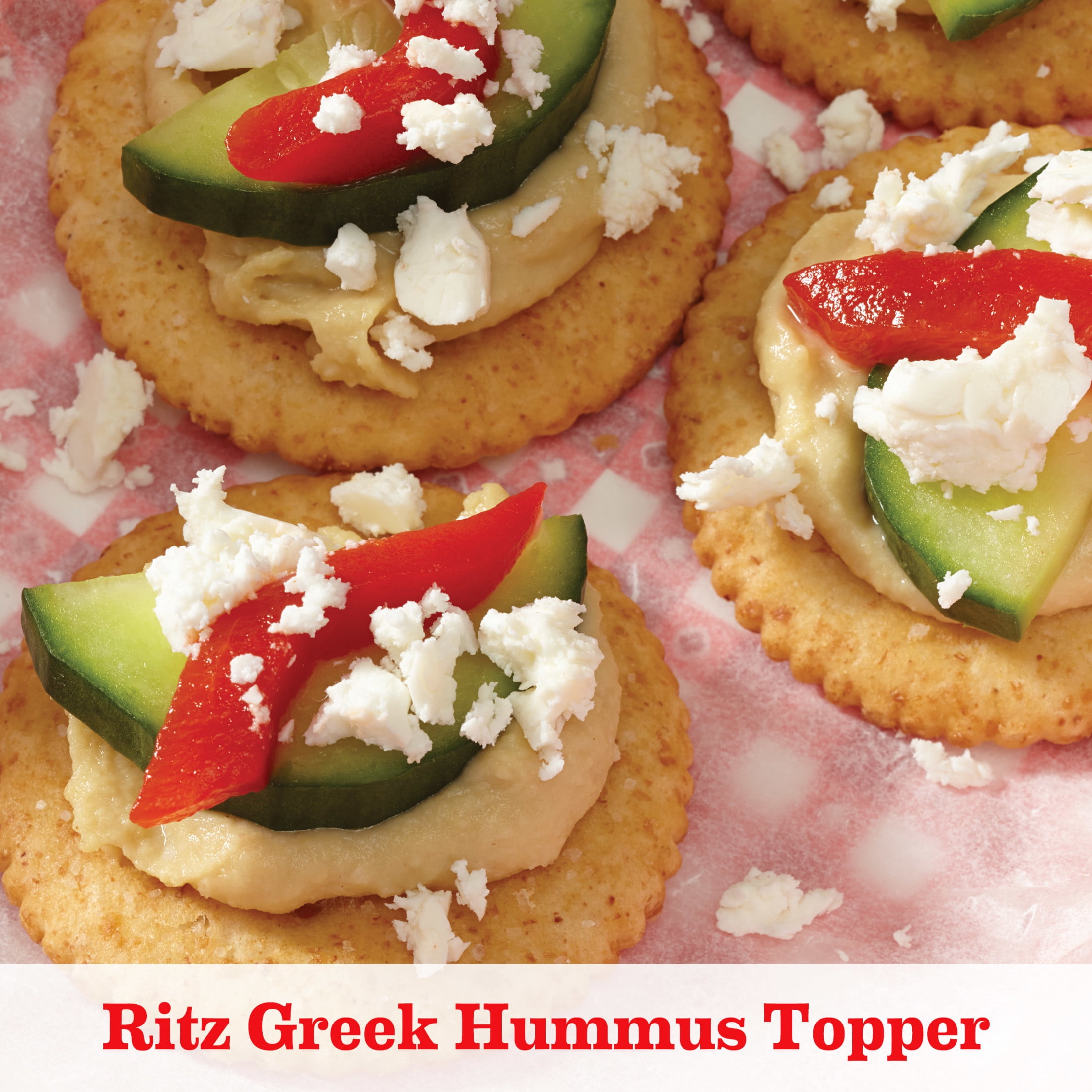 RITZ Whole Wheat Crackers, Crispy Baked Snack Crackers for Appetizers and Lunch (3 Pack, 12.9 oz) ckir5