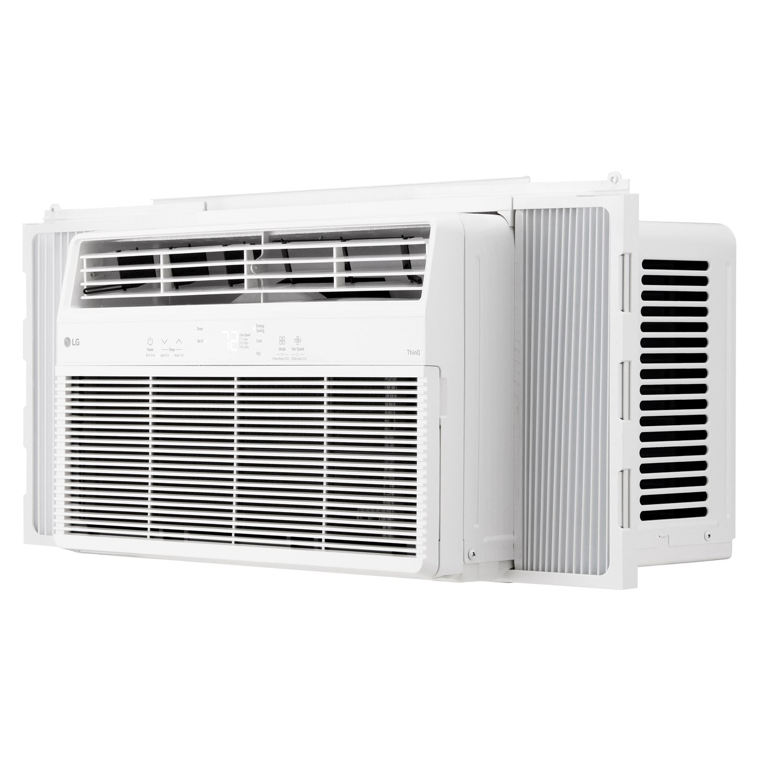LG 8000 BTU Window-Mount Air Conditioner with Remote Control (White, 350 sq ft) t08rg