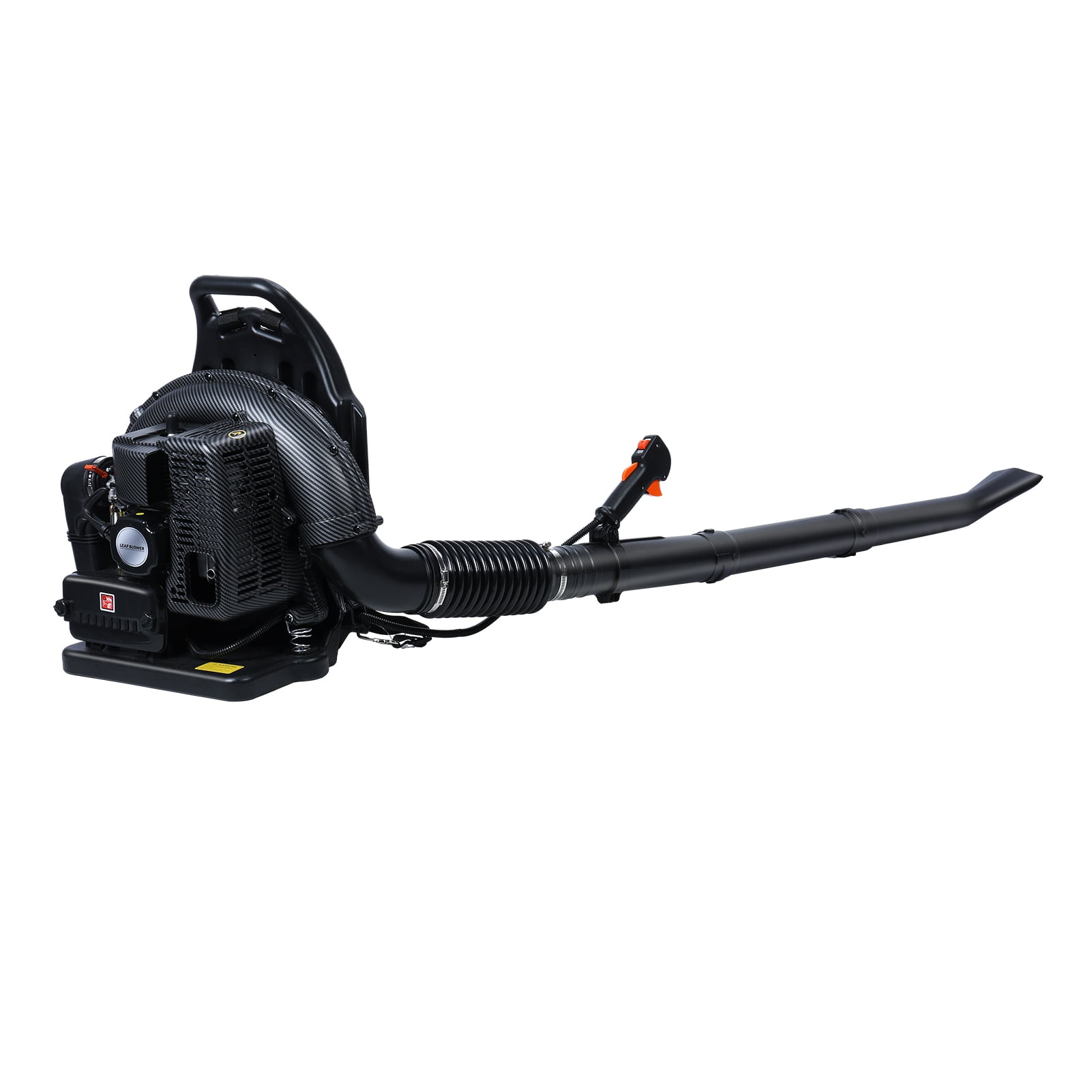 Mohsoe Backpack Leaf Blower, 63cc 2-Stroke Gas Powered Professional Landscaping Tool (Black, 57.5 fl oz) qkco8