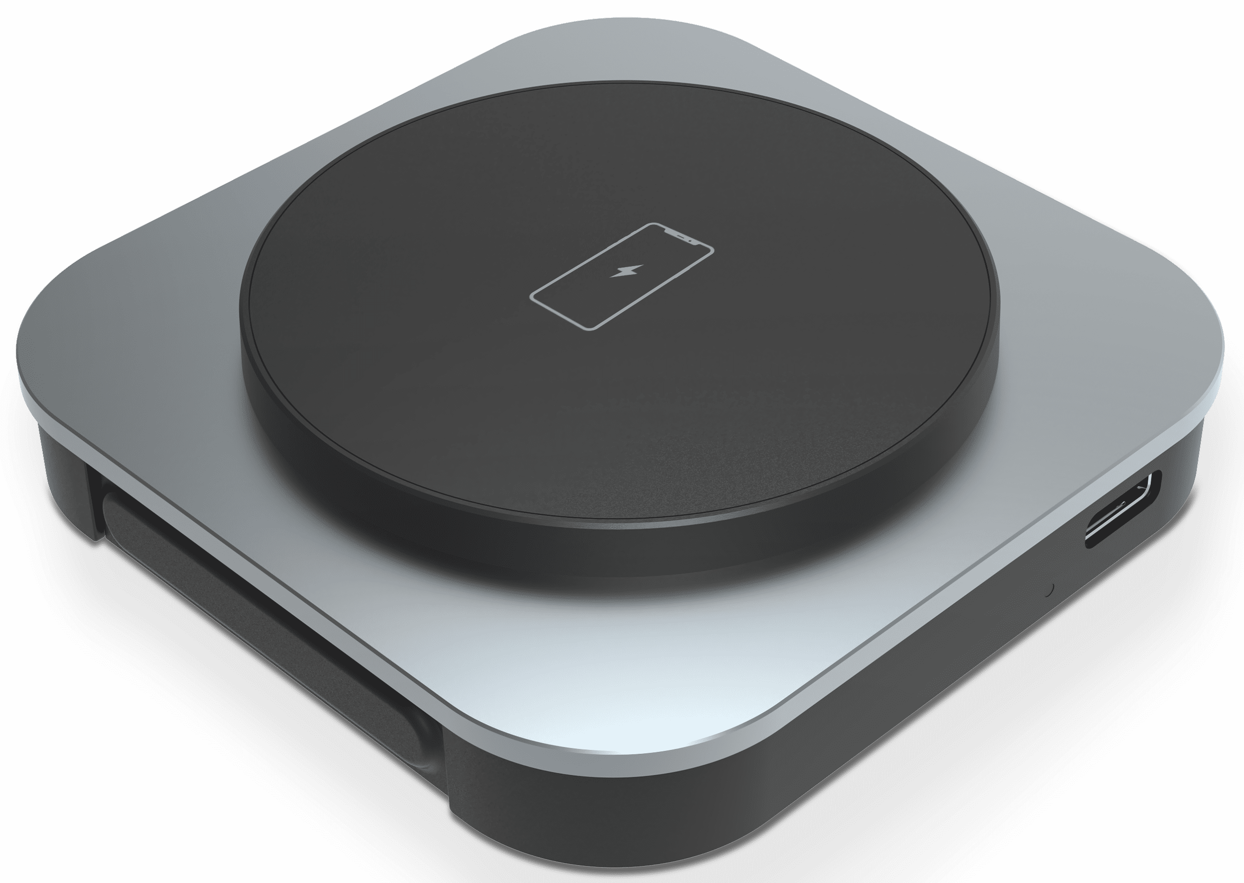 BLUESTONE 3-in-1 Magnetic Wireless Charging Station for Smartphone Apple Watch and AirPods (Grey, 1 Pack) uorcu