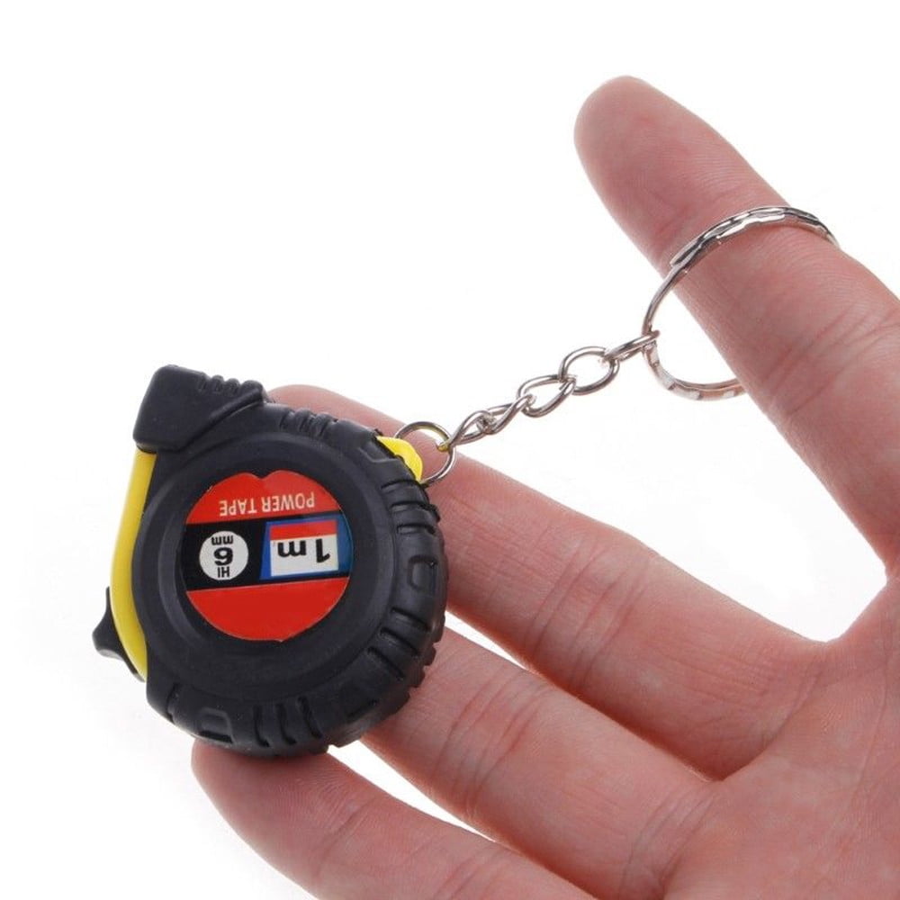 Ongmies Retractable Measuring Tape Keychain (3.28 ft, Random Color) vd430