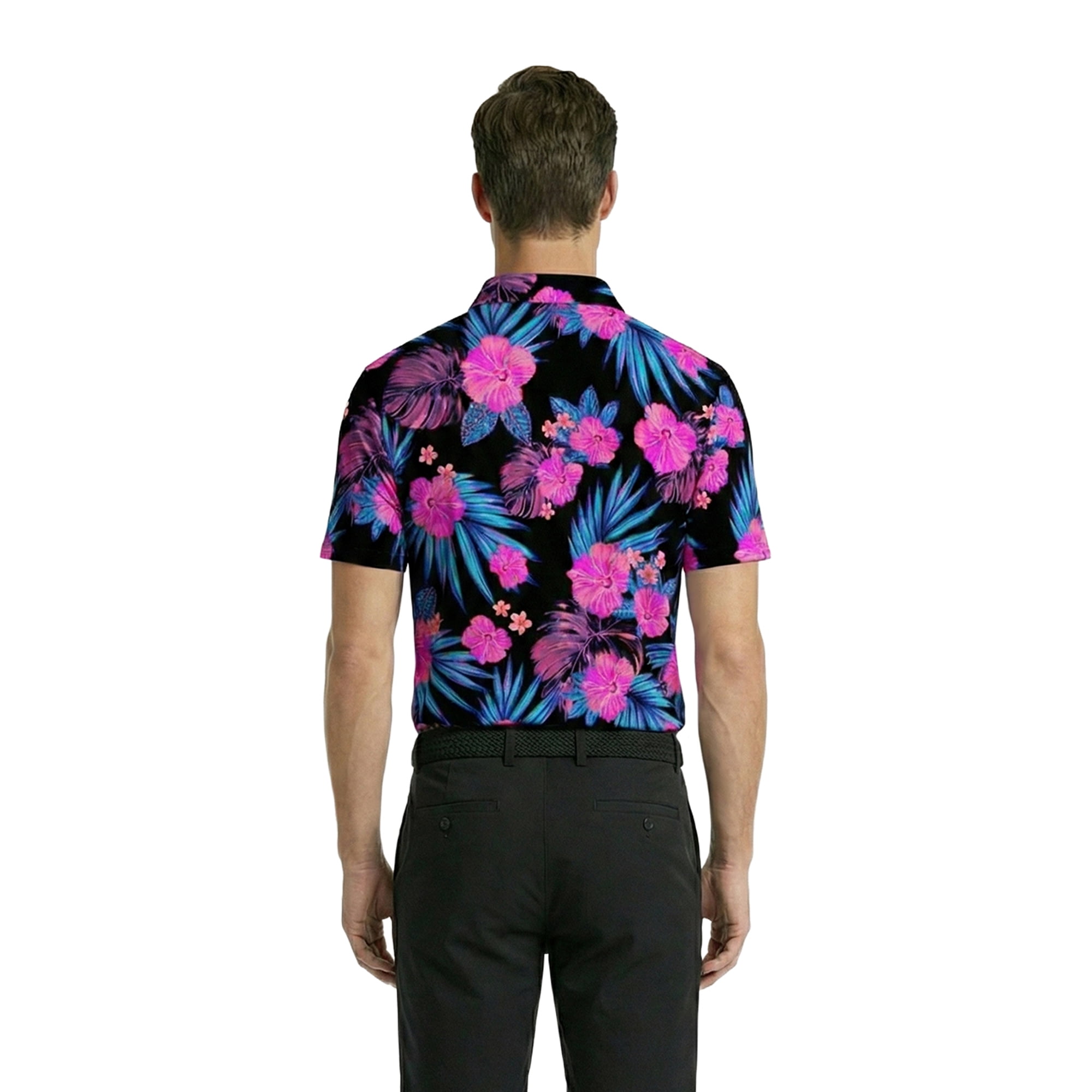 Birdie Bound Men's Novelty Golf Polo Shirt (Black, XS-4XLT) 6q9rn