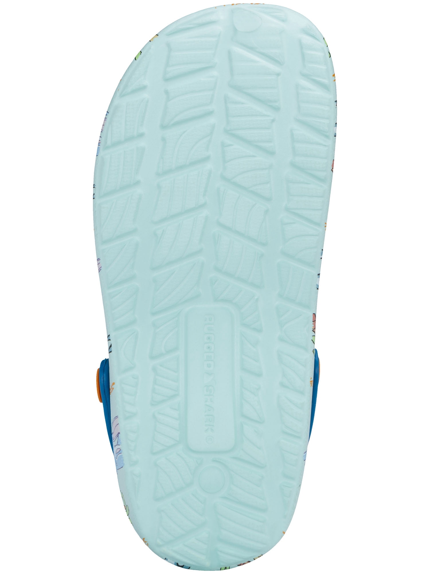 Rugged Shark Boys Shark Week EVA Clogs Lightweight Water Shoes (Blue, 13 Little Kid) 0s049