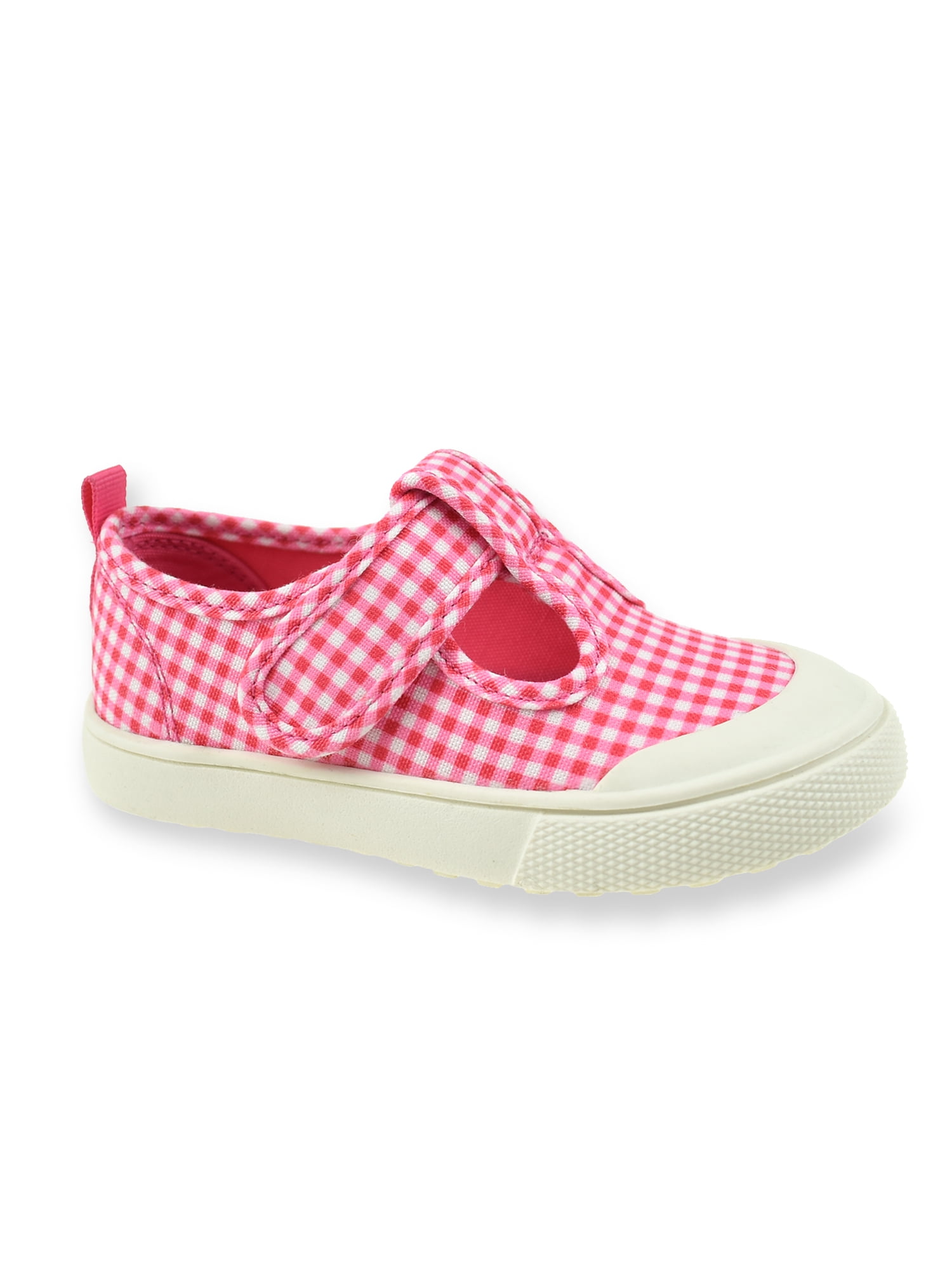 Wonder Nation Toddler Girls Casual T-Strap Mary Jane Shoes (Pink, 6 Toddler) f9grr