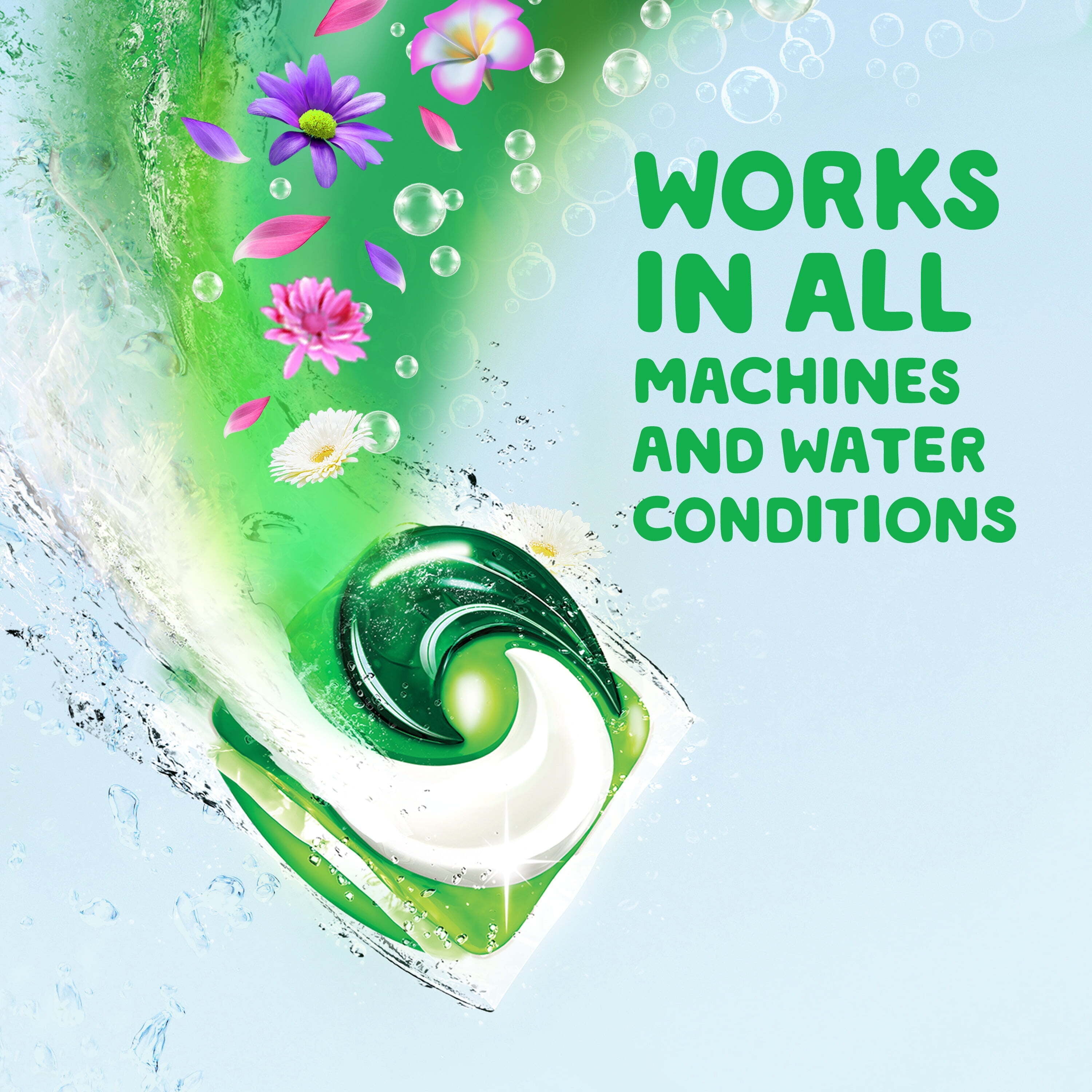 Gain Flings Laundry Detergent Pacs with Odor Defense, Super Fresh Blast Scent (60 Count) ww89q