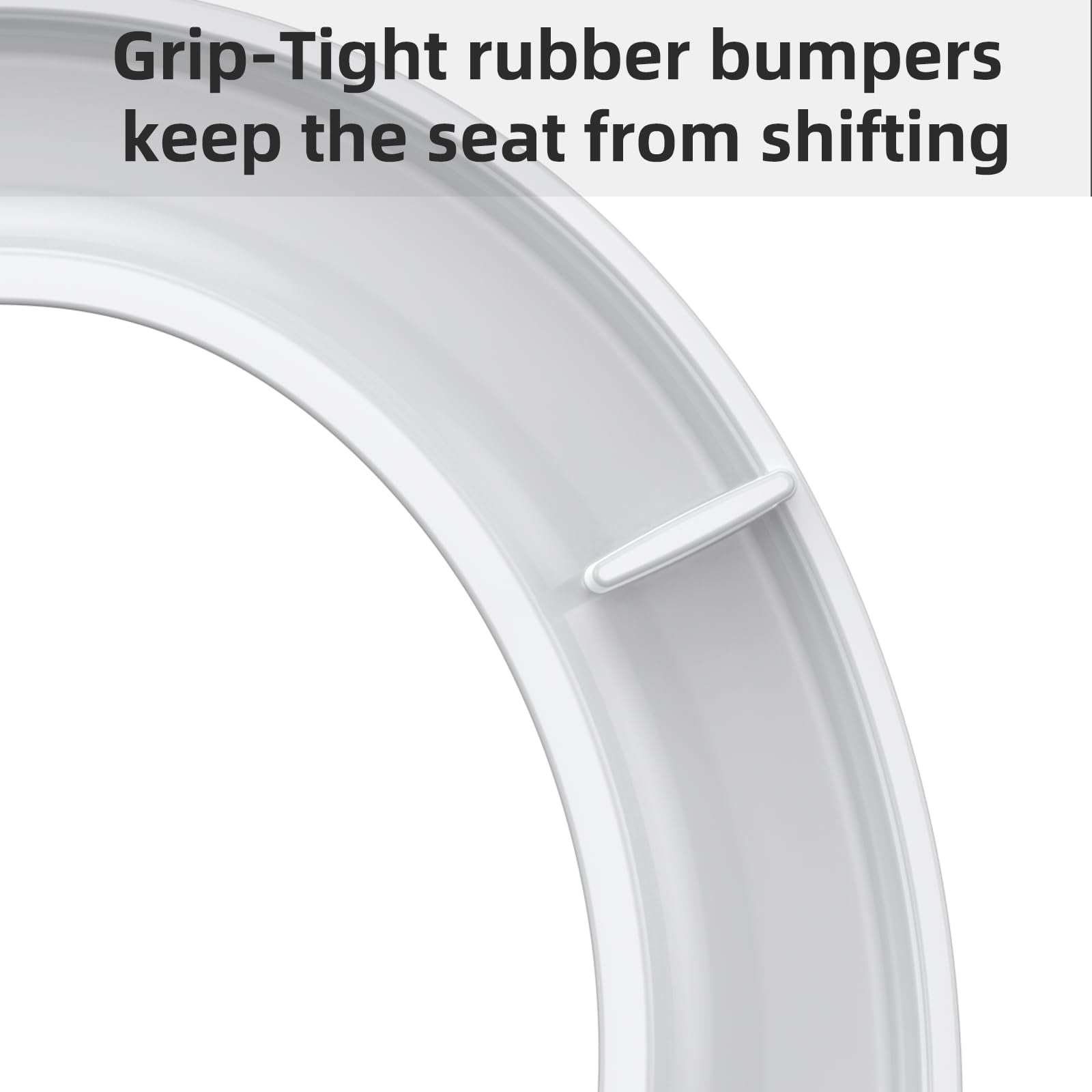 Tropow Round Toilet Seat, Slow Soft Close Ergonomic Design with Quick Release (White, 16.5 in) zjr7p