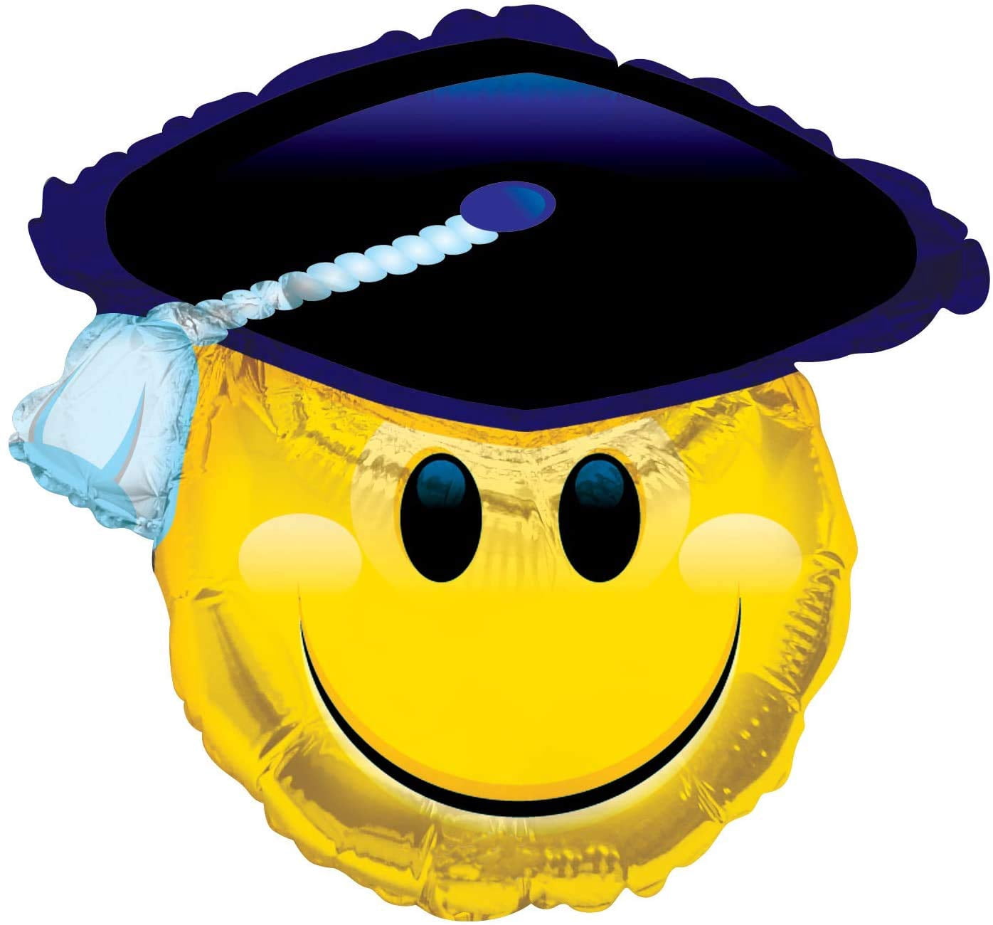 PMU Congrats Neon Grad Foil Balloon Decoration for Graduation Party (Multicolor, 31 in) 14cag