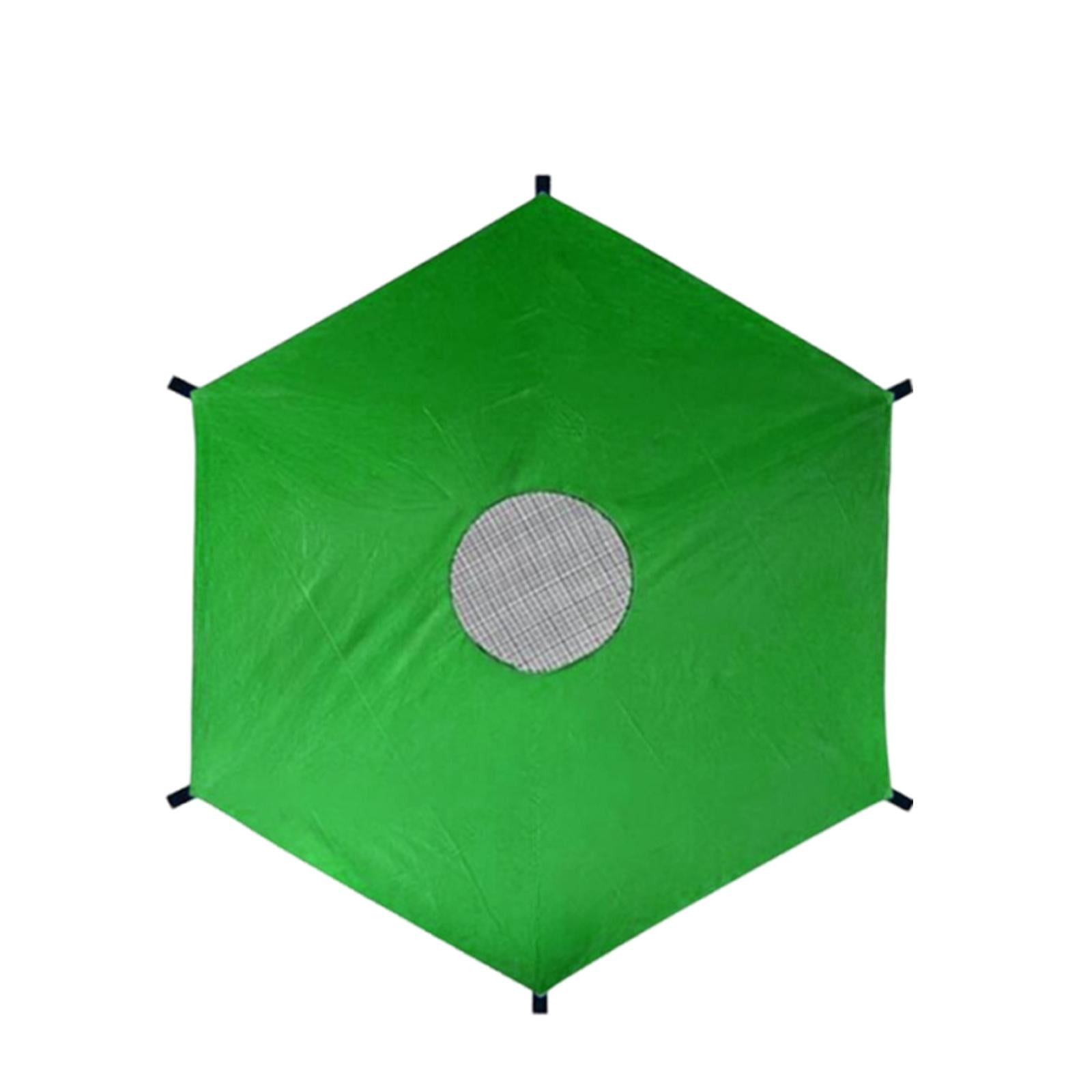 yotijay Waterproof Trampoline Shade Canopy for 8ft Trampolines with 6 Poles (Green, 8 ft) n5oga