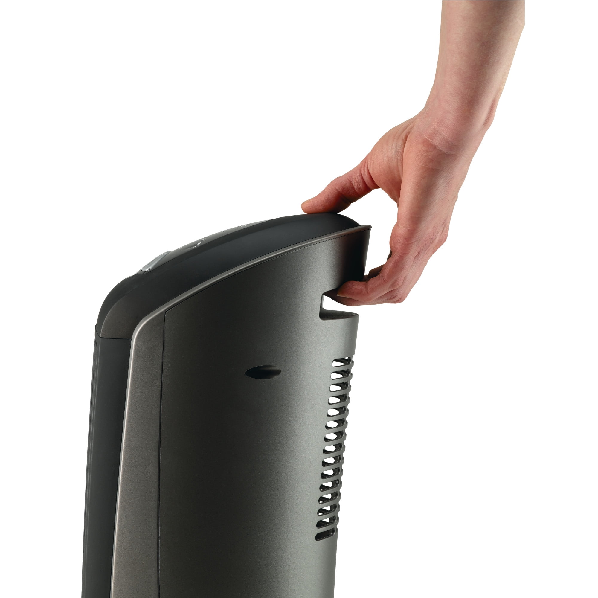 Lasko 23 in Oscillating Ceramic Electric Tower Space Heater with Remote Control (Black, 1500W) bmy9w