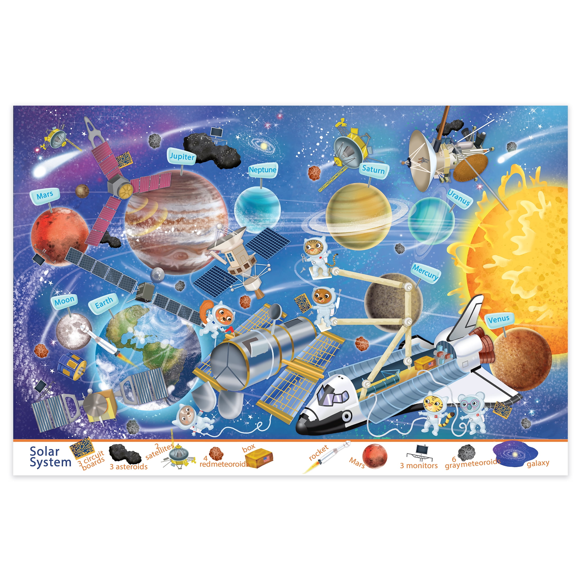 Seek & Find with Freddy and Ellie Discovery Outer Space Activity Book (Paperback, 32 Pages) 092dp