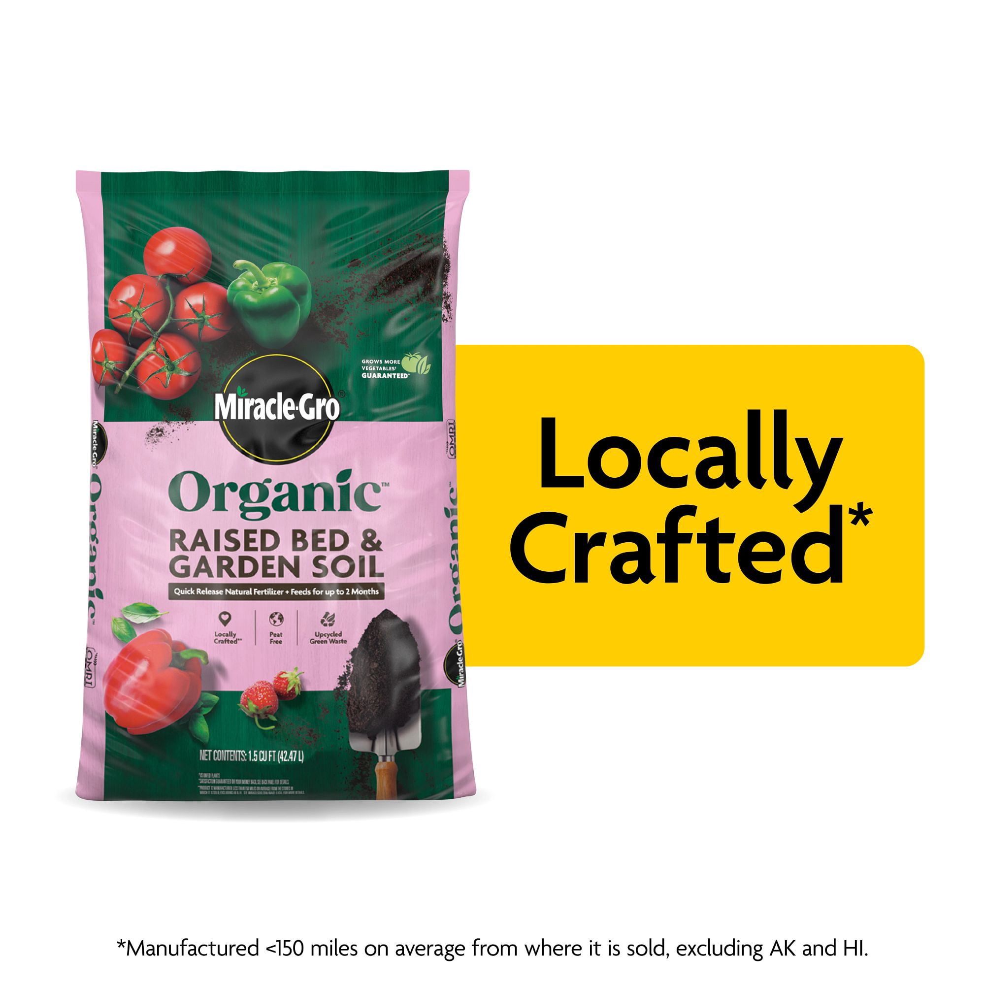 Miracle-Gro Organic Raised Bed and Garden Soil (1.5 cu ft) hobho