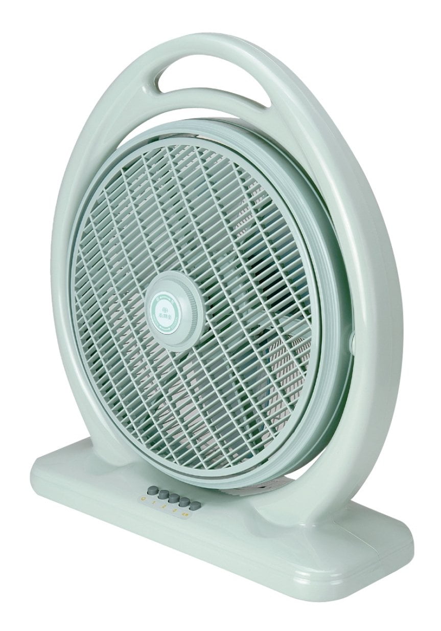 SPT 14 in Box Fan, 3-Speed Quiet Operation Energy Efficient Cooling Fan (14 in) ajnfb