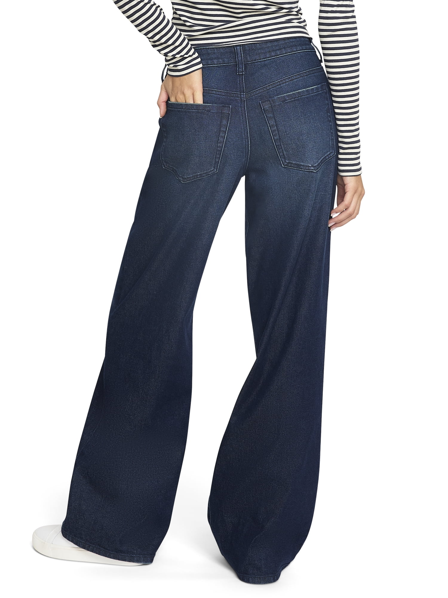 Mills by Millie Bobby Brown Women's Wide Leg Denim Jeans (Brown, Size S) kkyw7