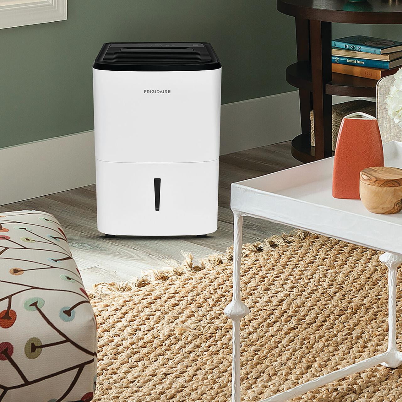 Frigidaire 50 Pint Dehumidifier for Basements and Large Rooms (White, 4500 sq ft) oi7bd