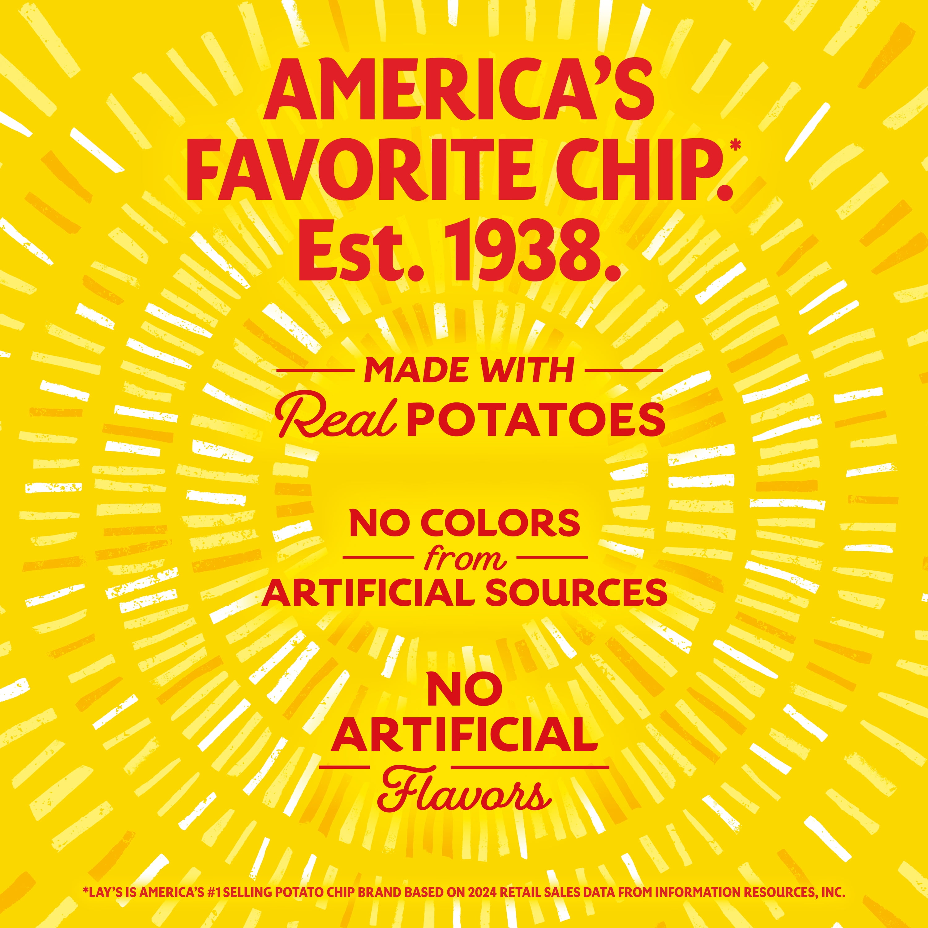 Lay's Wavy Hickory BBQ Flavored Potato Chips (7.5 oz) bt1tl