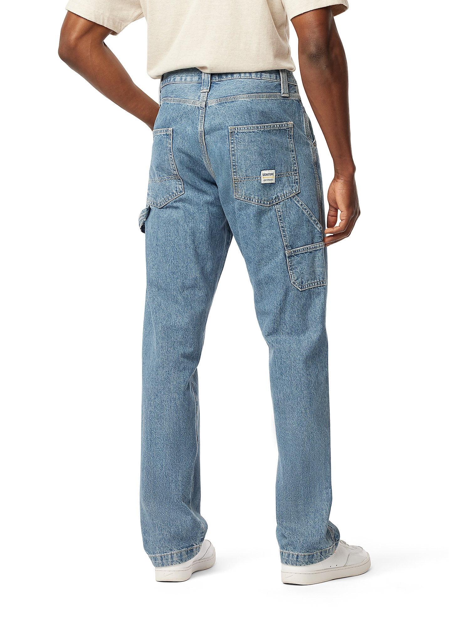 Levi Strauss Signature Men's Carpenter Jean (Blue, 44 in) boo8s