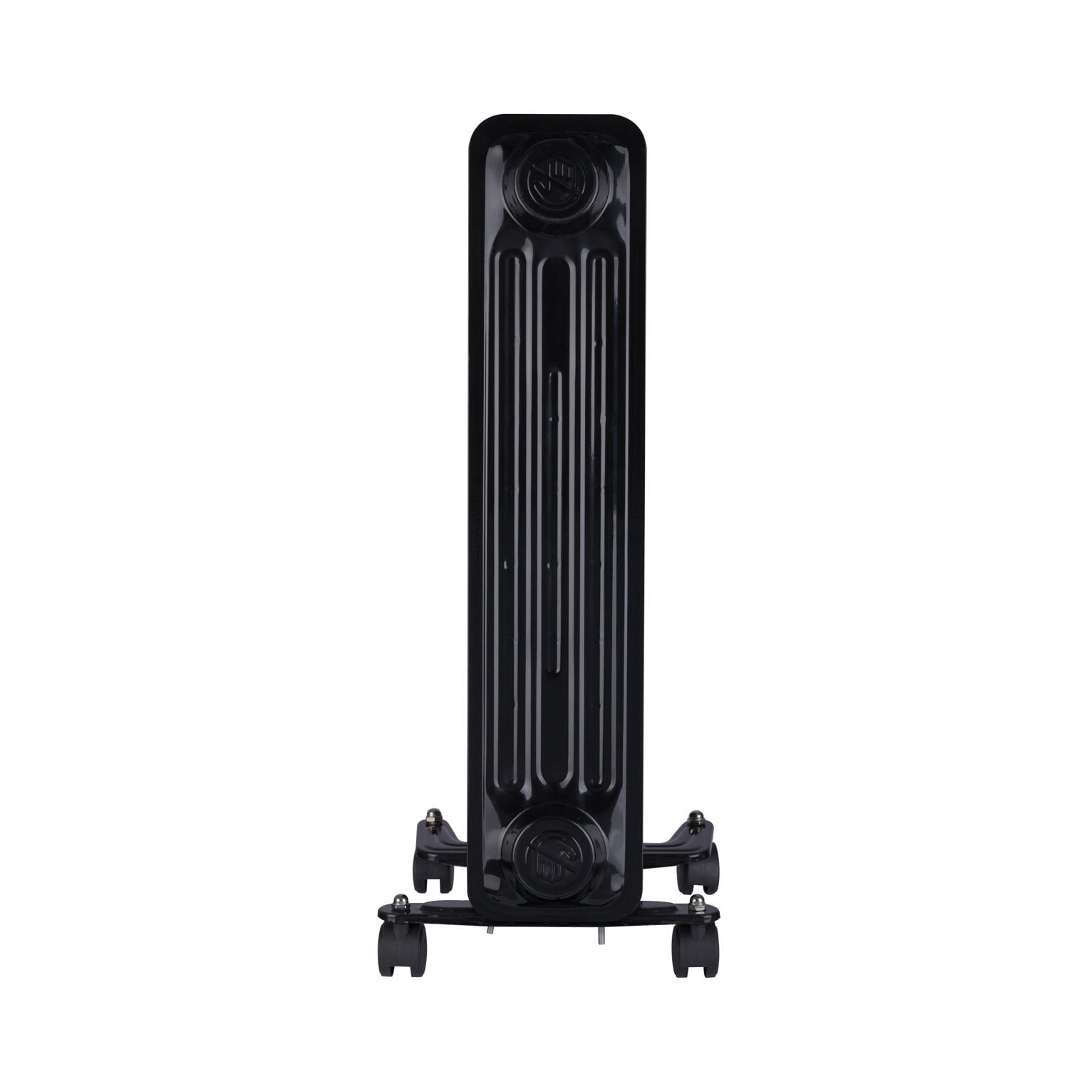Perfect Aire 1500W Digital Oil Filled Space Heater with Adjustable Thermostat (Black, 14.3 in x 9.4 in x 23.6 in) k3kx8