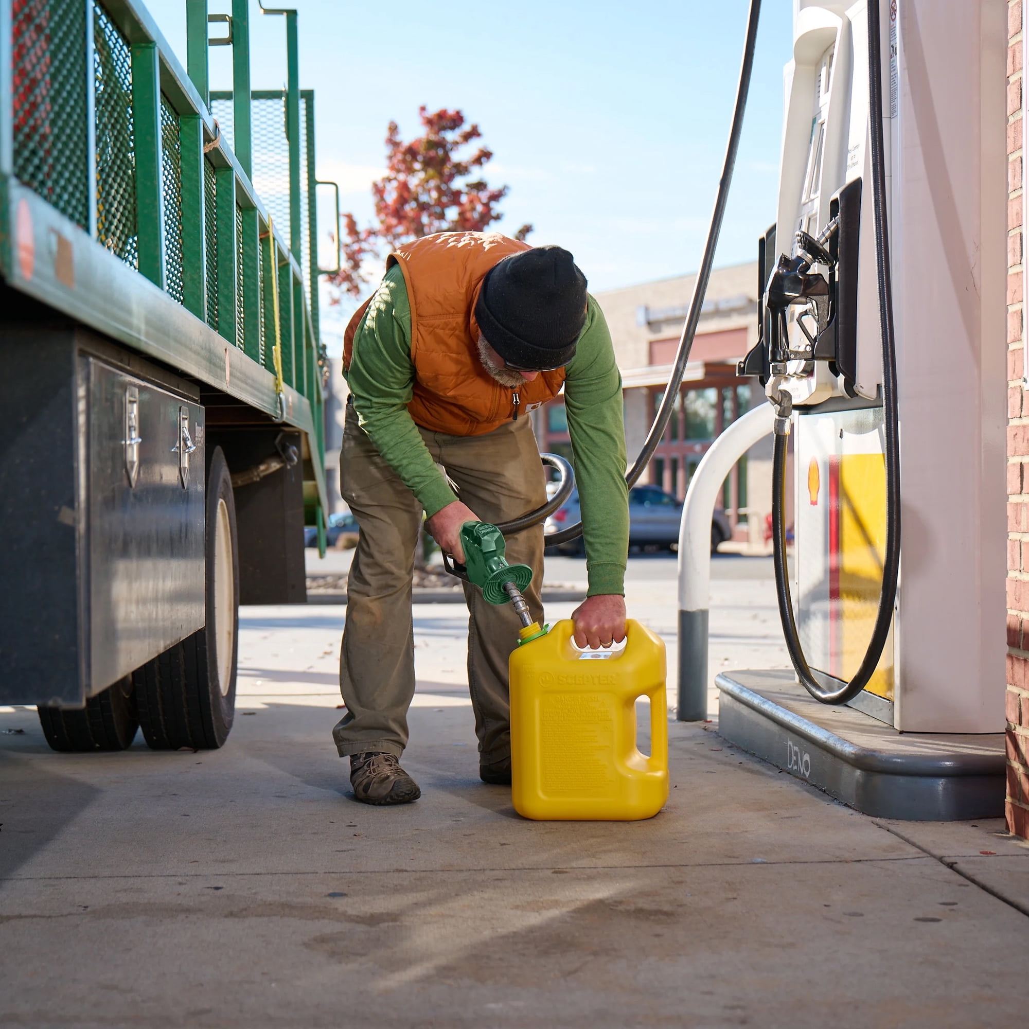 Scepter SmartControl Diesel Fuel Container (Yellow, 5 Gallon) p6hj3